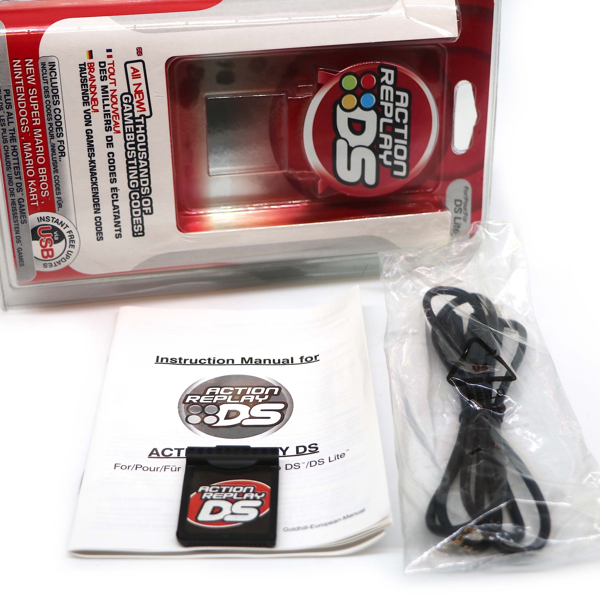 Action Replay Adaptor & USB for Nintendo DS & DS Lite | by Datel In Pack