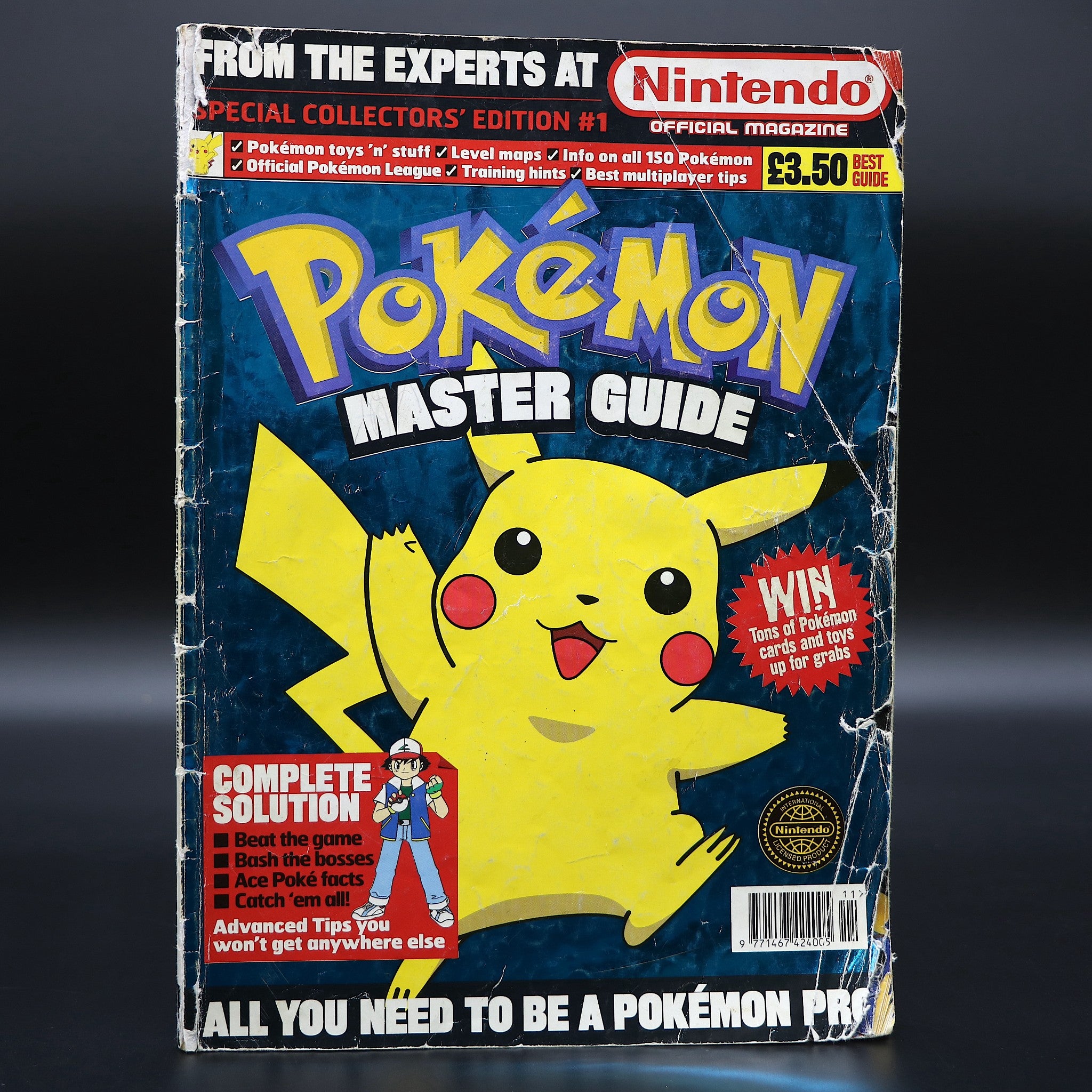 Official Nintendo Magazine NOM UK | Issue 1 | Pokemon Master Guide 1st Edition