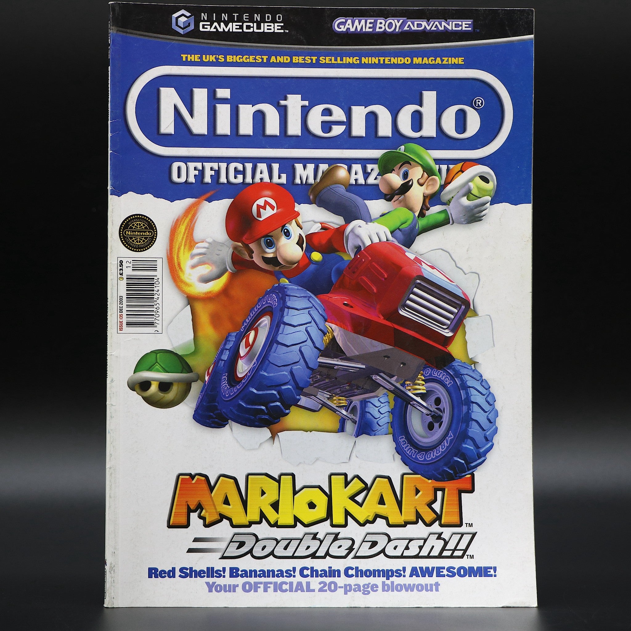 Official Nintendo Magazine NOM UK | Issue 135 Dec 2003 | Mario Kart Double Dash