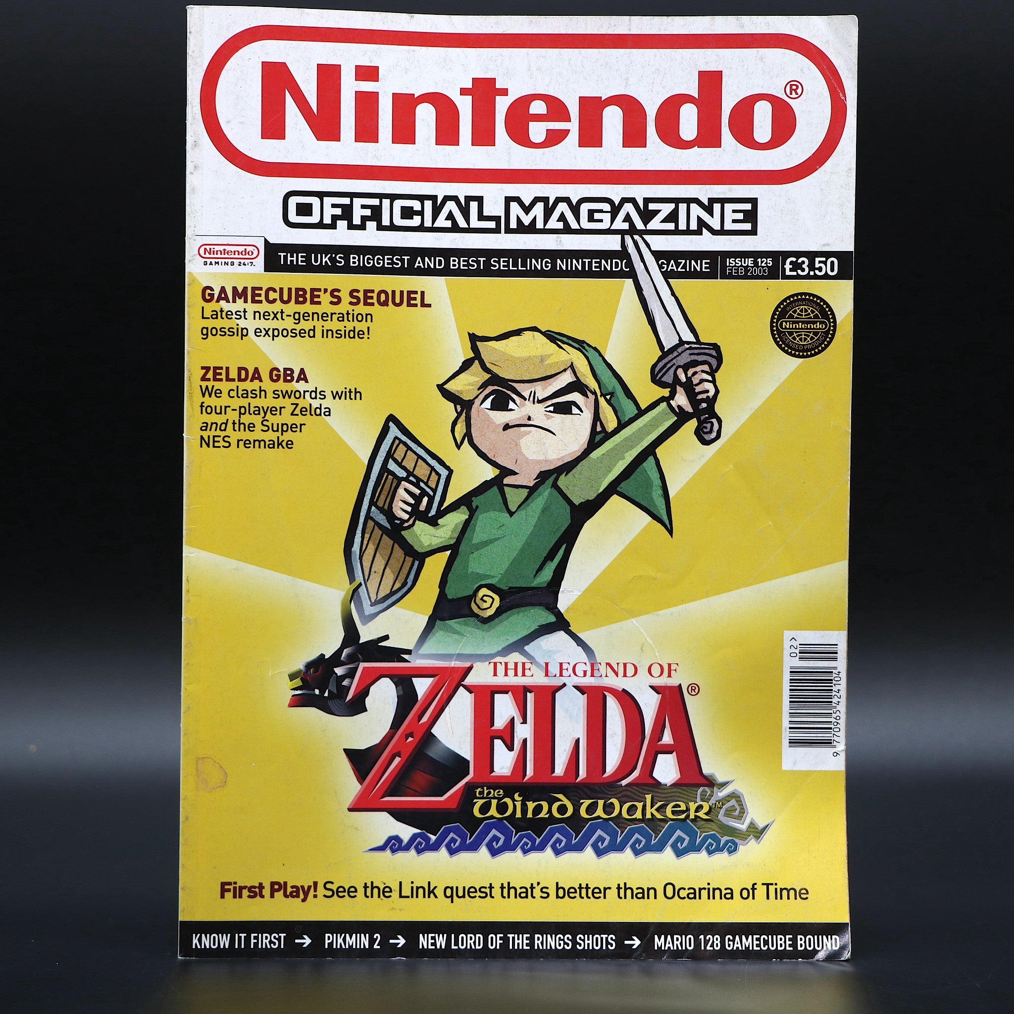 Official Nintendo Magazine NOM UK | Issue 125 Feb 2003 | Zelda The Windwaker