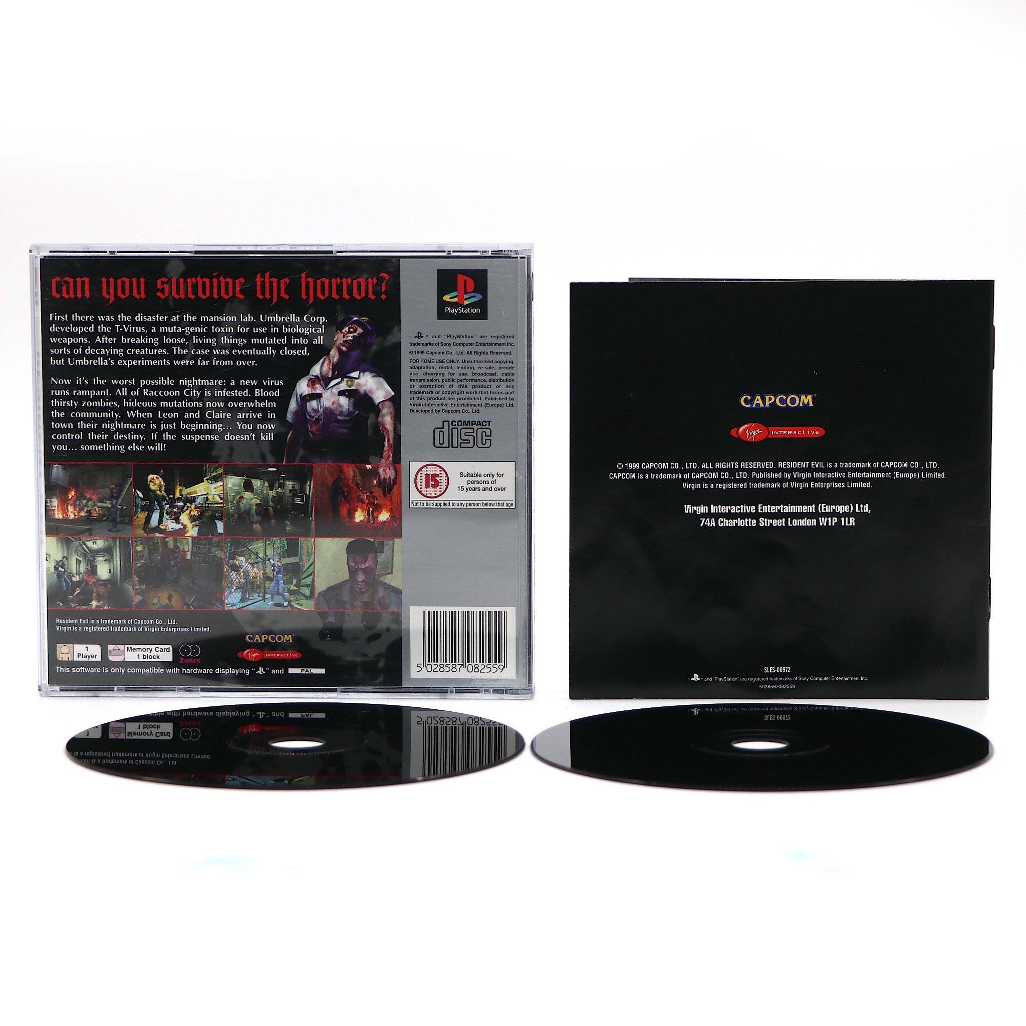 Resident Evil 2 | Platinum | Sony Playstation PS1 Game | Collectable Condition