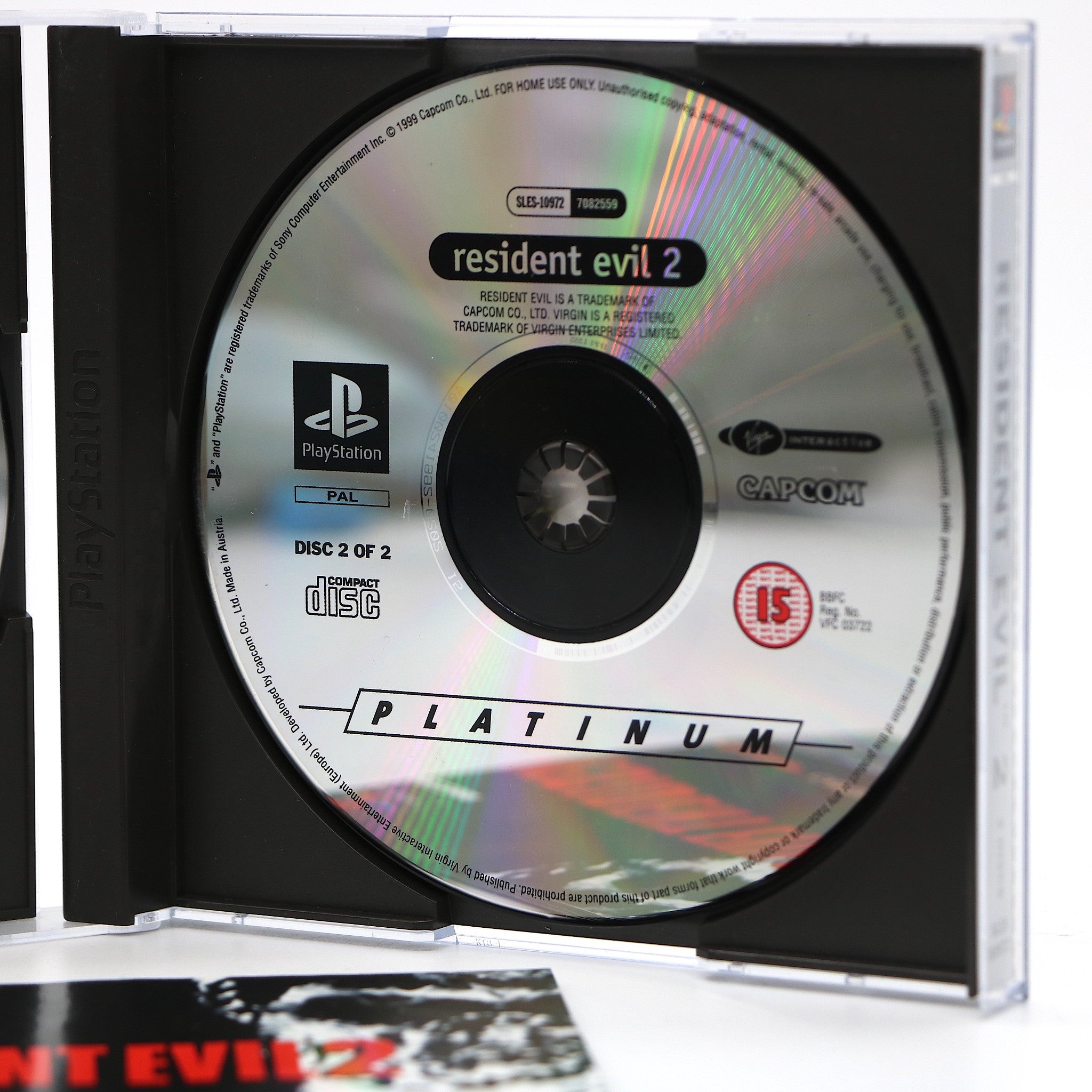 Resident Evil 2 | Platinum | Sony Playstation PS1 Game | Collectable Condition