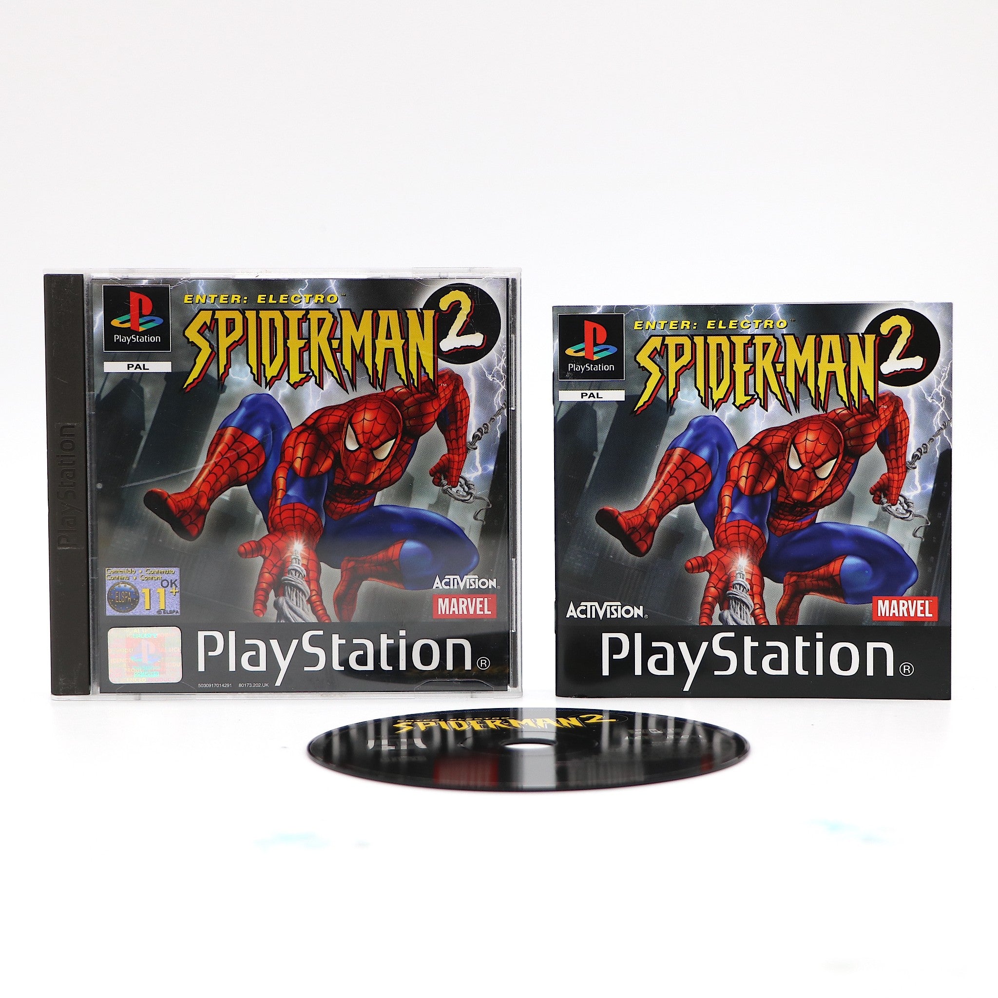 Spiderman 2 Enter Electro | Playstation PSONE PS1 Game | Collectable Condition
