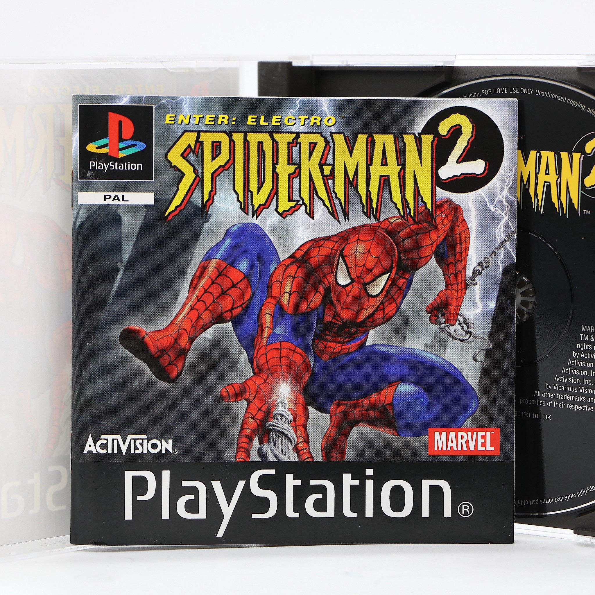 Spiderman 2 Enter Electro | Playstation PSONE PS1 Game | Collectable Condition