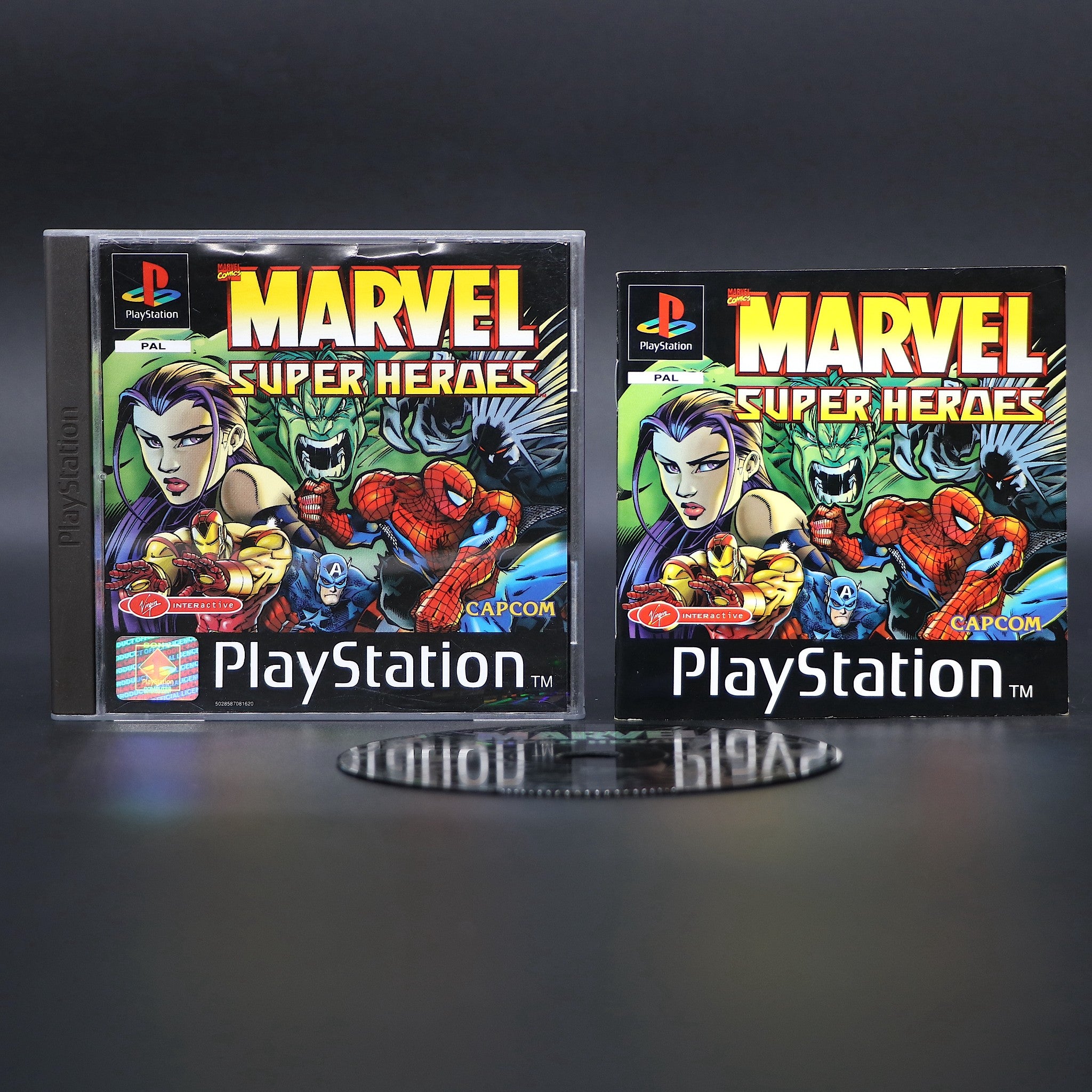 Marvel Super Heroes | Sony PS1 Playstation PSOne Game | VGC