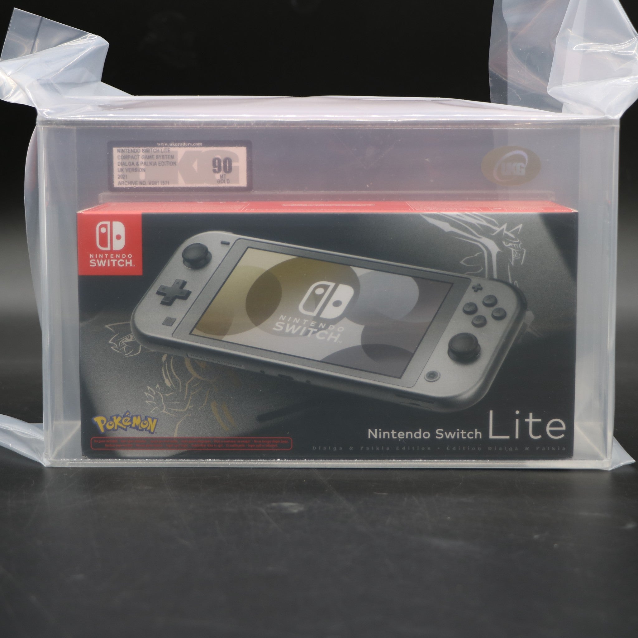 Nintendo Switch Pokemon Dialga & Palkia Edition Console | PAL | UKG 90 Mint Gold