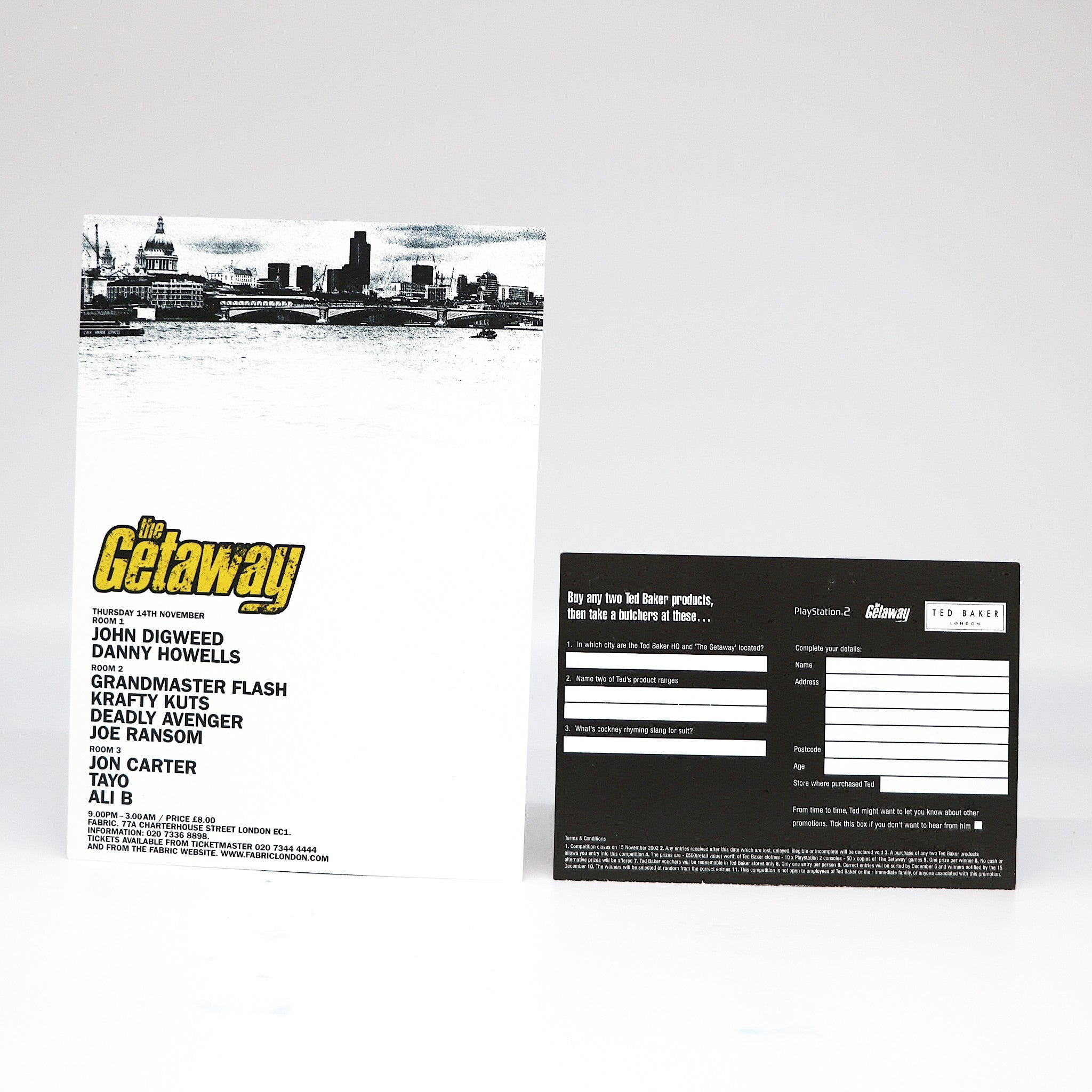 The Getaway | Rare 'Behind The Scenes' Promo Cast Photos | From Sony PS2 Game