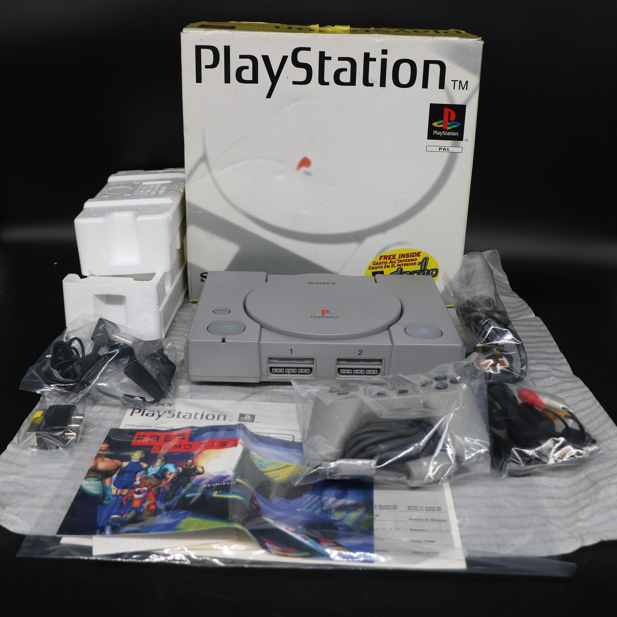 Fat Sony Playstation PS1 System Console SCPH-5502 | Boxed Very Nice Condition