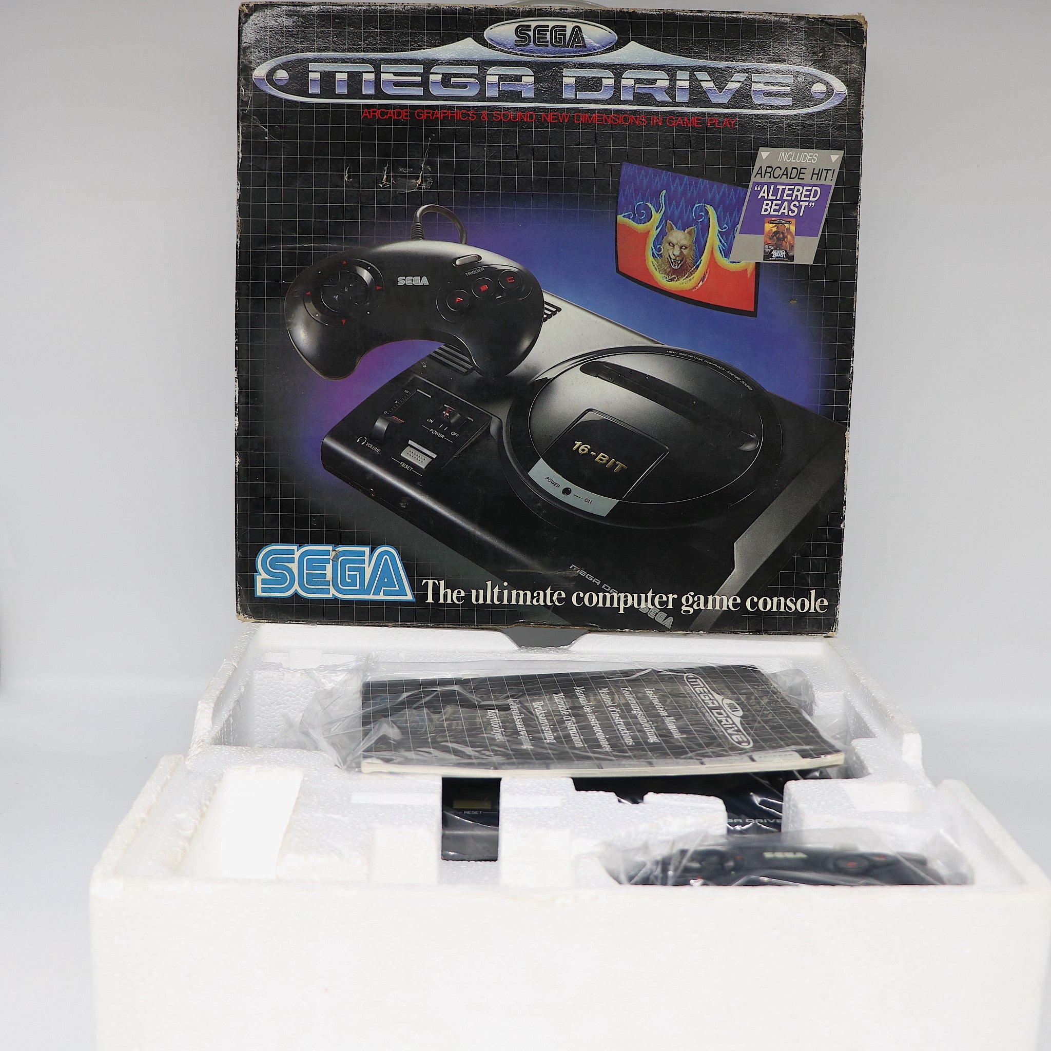 Sega MegaDrive 1 Console | 16 Bit | Altered Beast | Boxed In Nice Condition