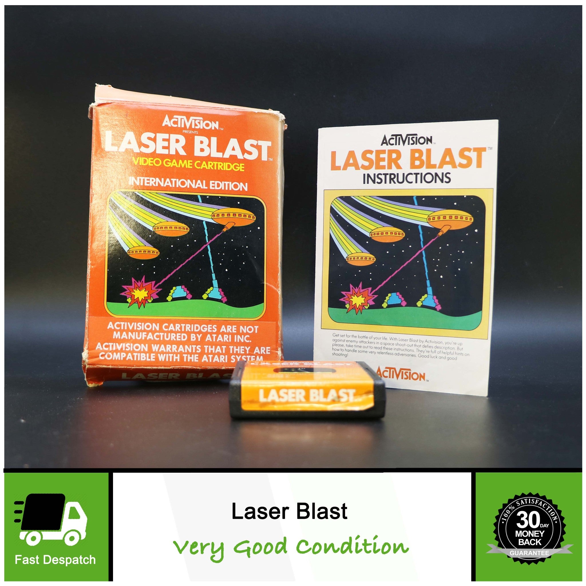 Laser Blast International Edition | Atari 2600 Game | Boxed & Complete