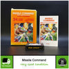 Missile Command CX-2638 | Atari 2600 Game | Boxed & Complete