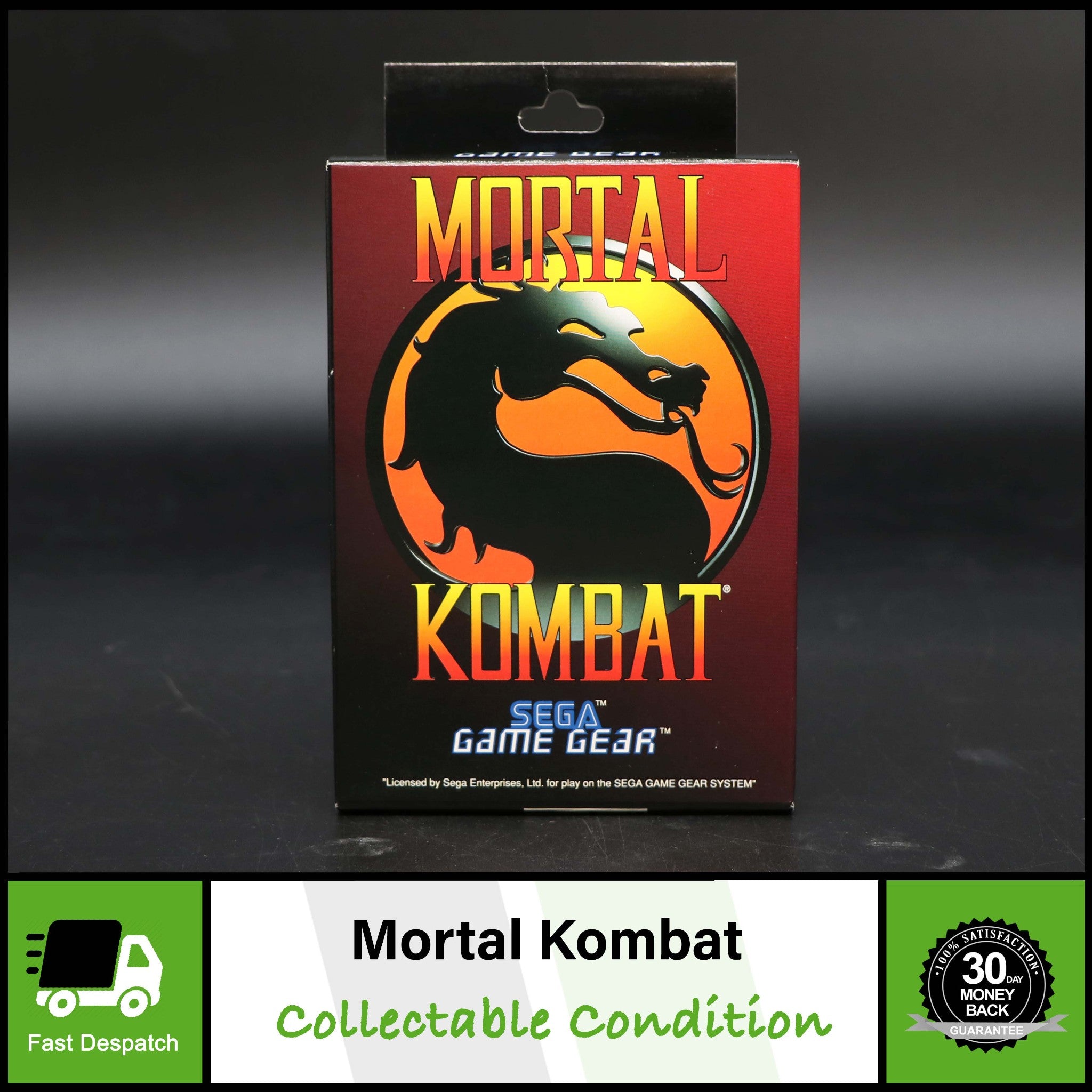 Mortal Kombat | Sega Game Gear Game | Boxed CIB | Collectable Condition