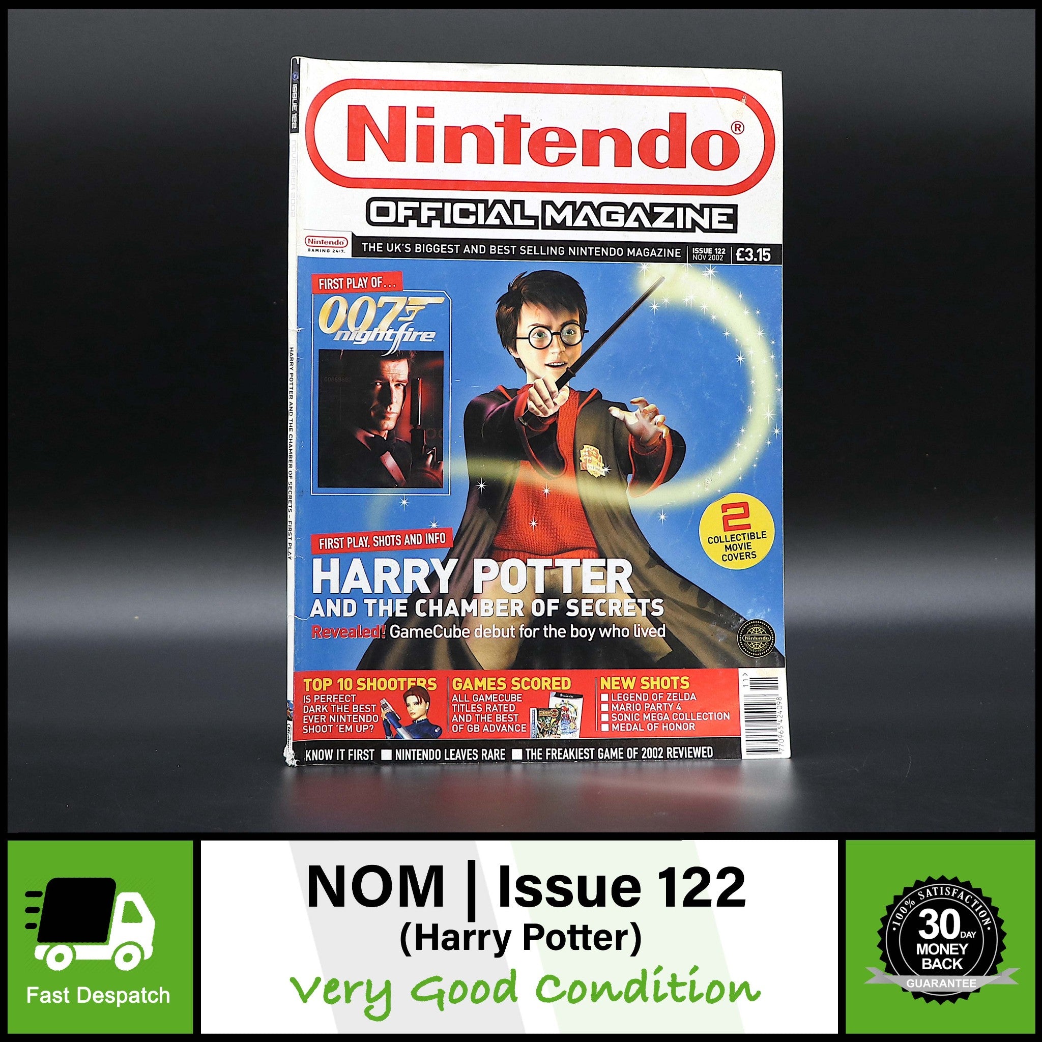 Official Nintendo Magazine NOM UK | Issue 122 Nov 2002 | Harry Potter