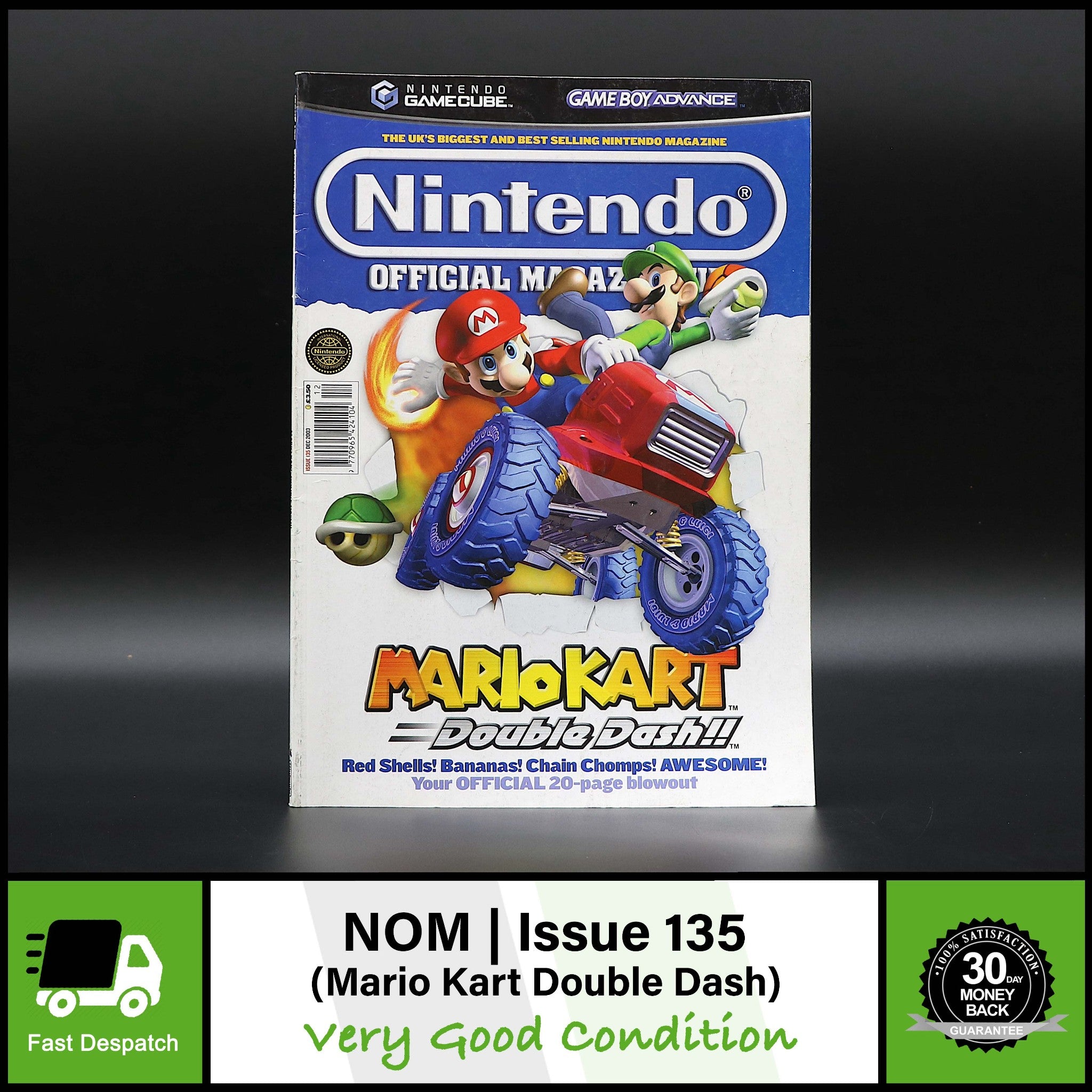 Official Nintendo Magazine NOM UK | Issue 135 Dec 2003 | Mario Kart Double Dash