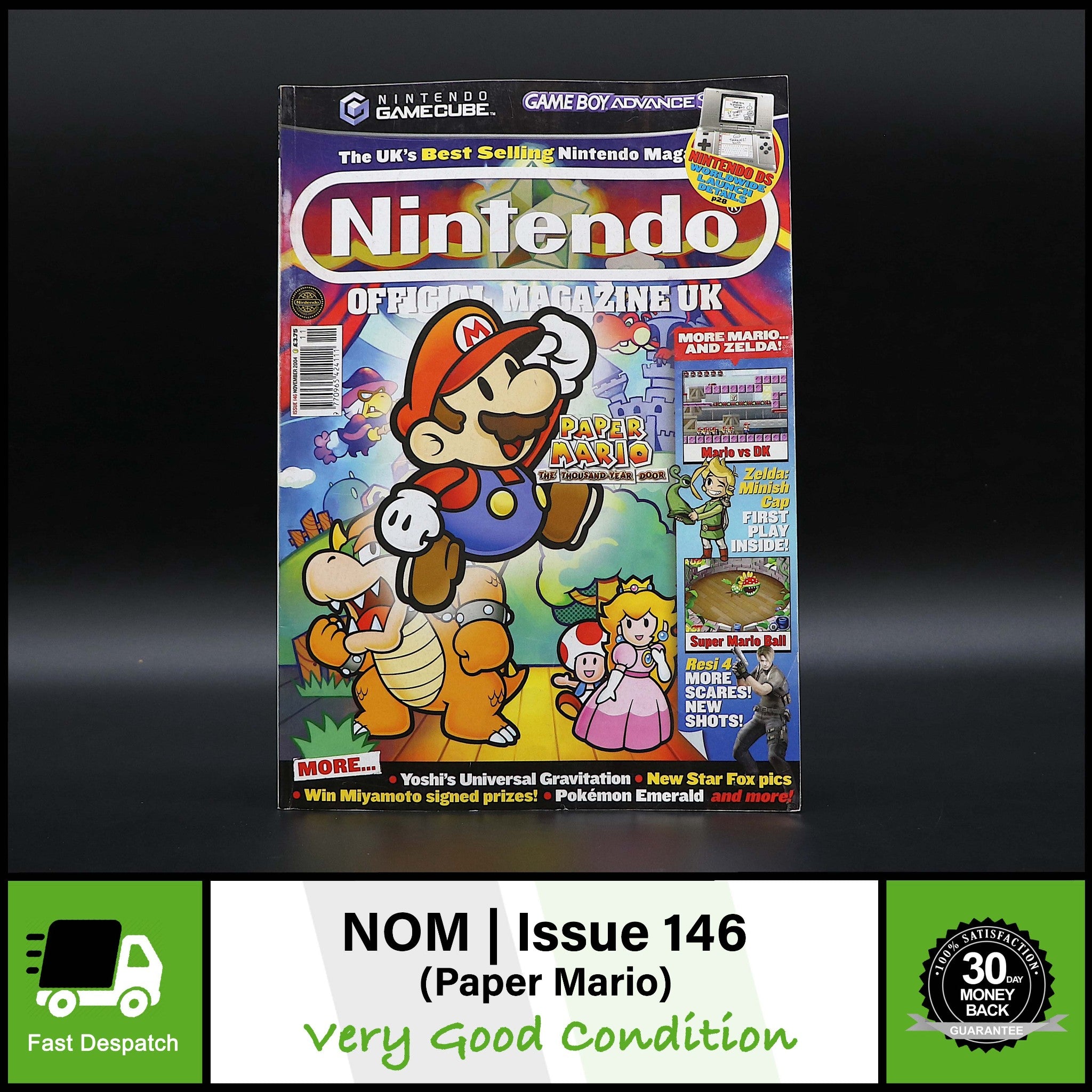 Official Nintendo Magazine NOM UK | Issue 146 Nov 2004 | Paper Mario