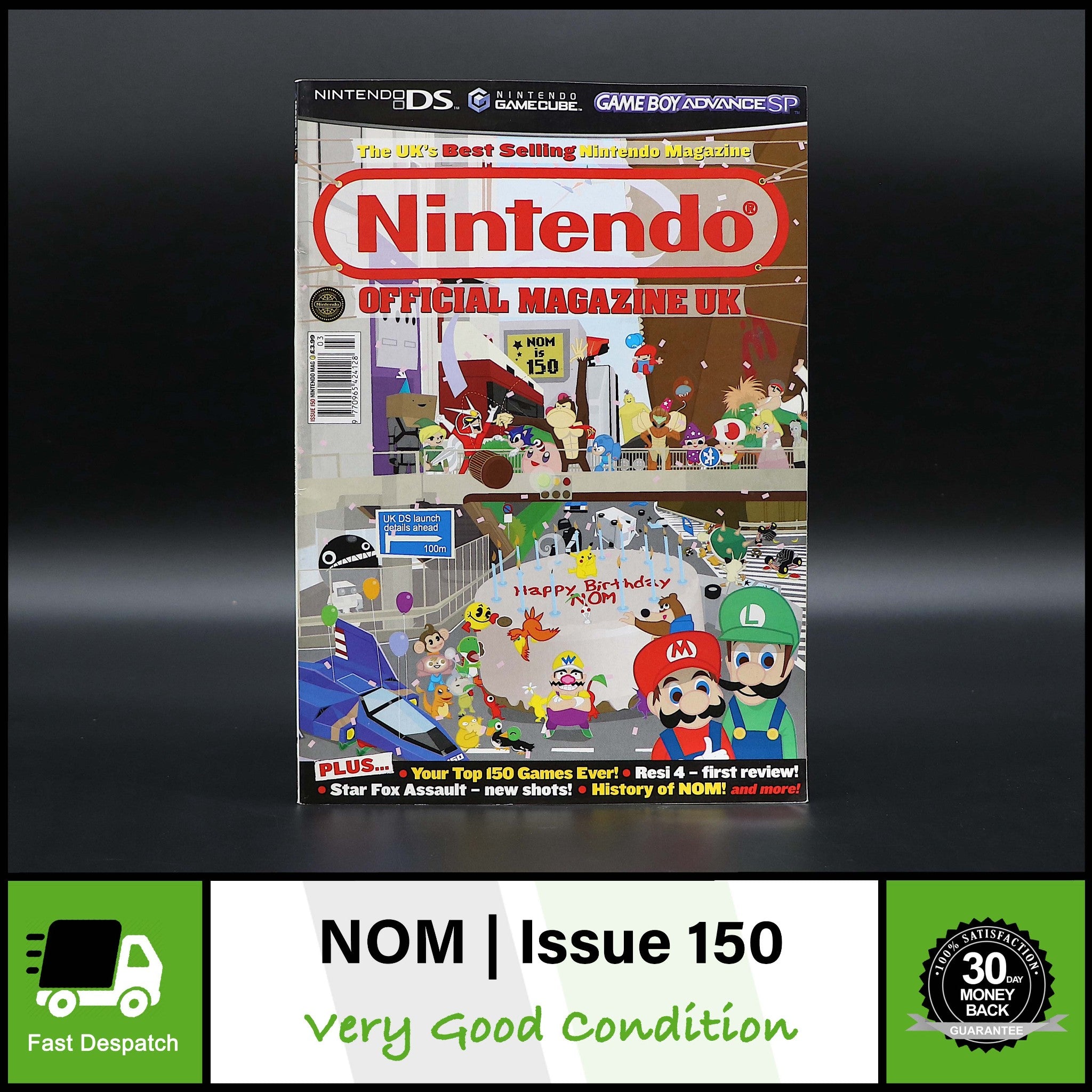 Official Nintendo Magazine NOM UK | Issue 150 | 150th Birthday | Top 150 Games