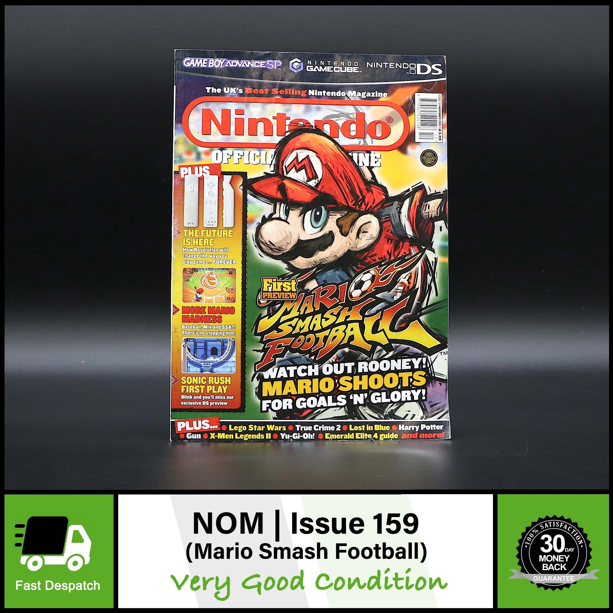 Official Nintendo Magazine NOM UK | Issue 159 Nov 2005 | Mario Smash Football