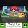 Pokémon Pikachu & Eevee Poké Ball Collection Rare Inc Figure Ball