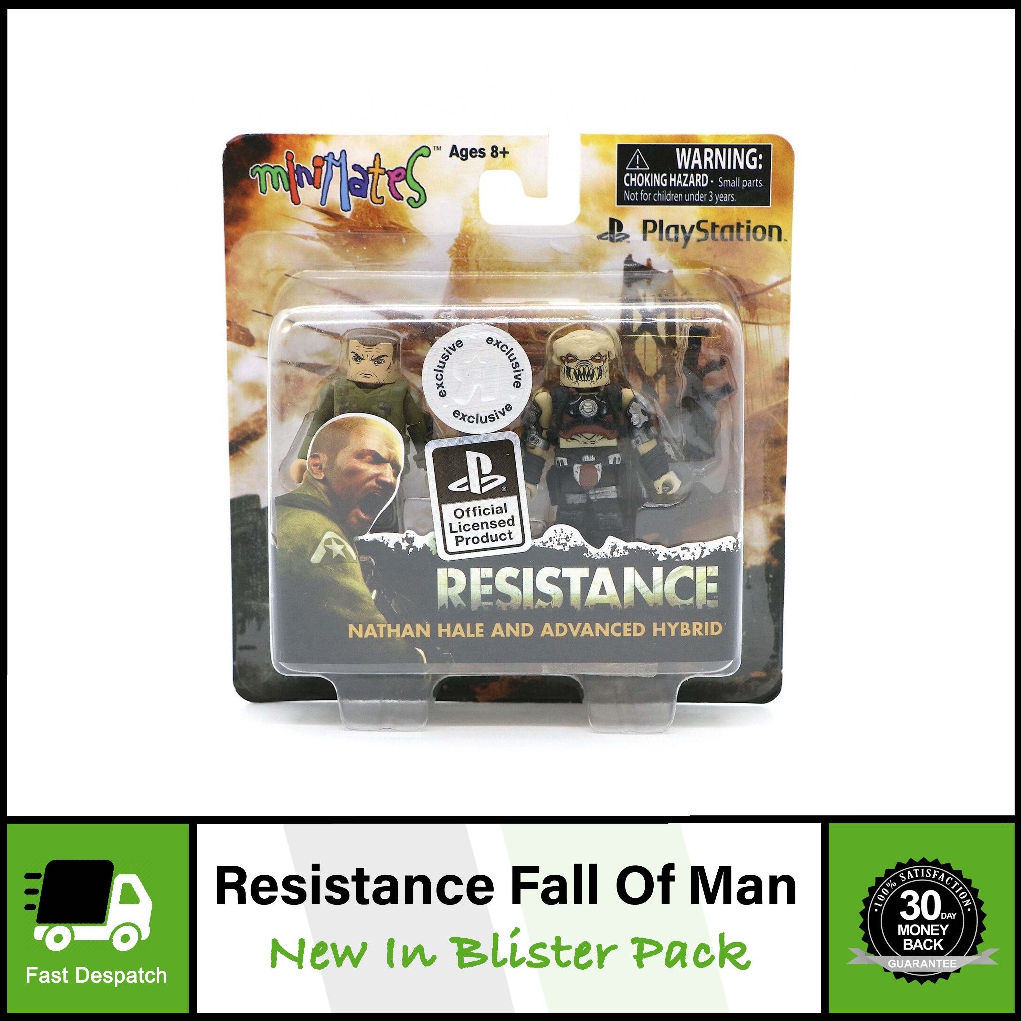 Resistance Fall Of Man Mini Mates Figures | Nathan Hale & Advanced Hybrid | New