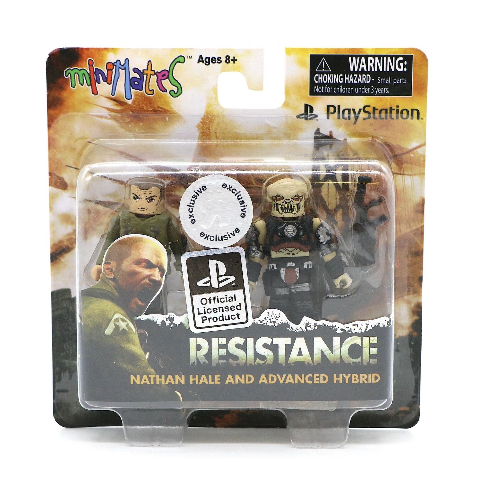 Resistance Fall Of Man Mini Mates Figures | Nathan Hale & Advanced Hybrid | New