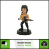 Rambo The Video Game | PS3 Xbox 360 Game | Pre-Order Promo 3" Mini Figures