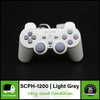 Official Sony Dualshock Light Grey White PS1 PlayStation Controller - SCPH-1200