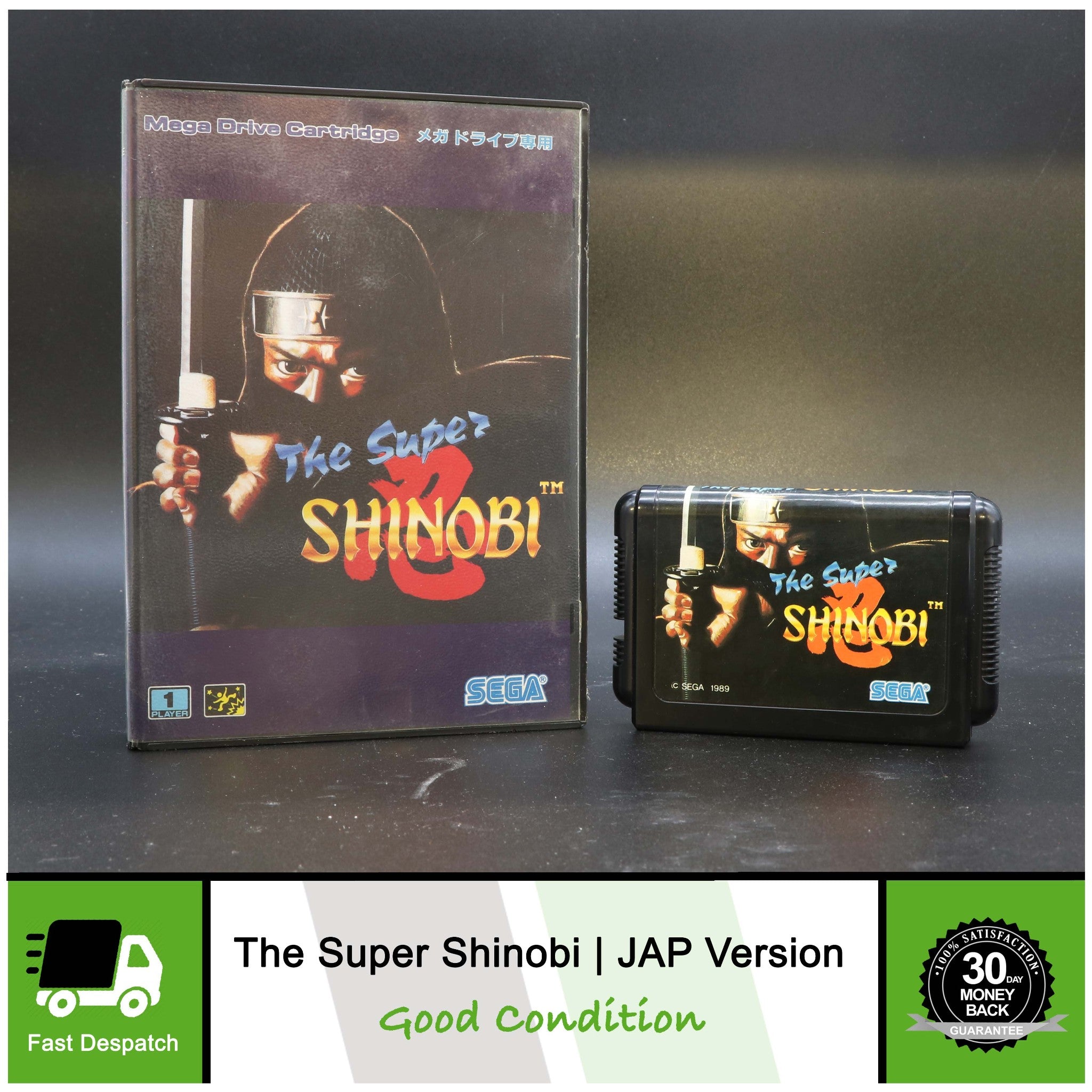 The Super Shinobi - Sega Mega Drive Game - Japanese Version - Boxed