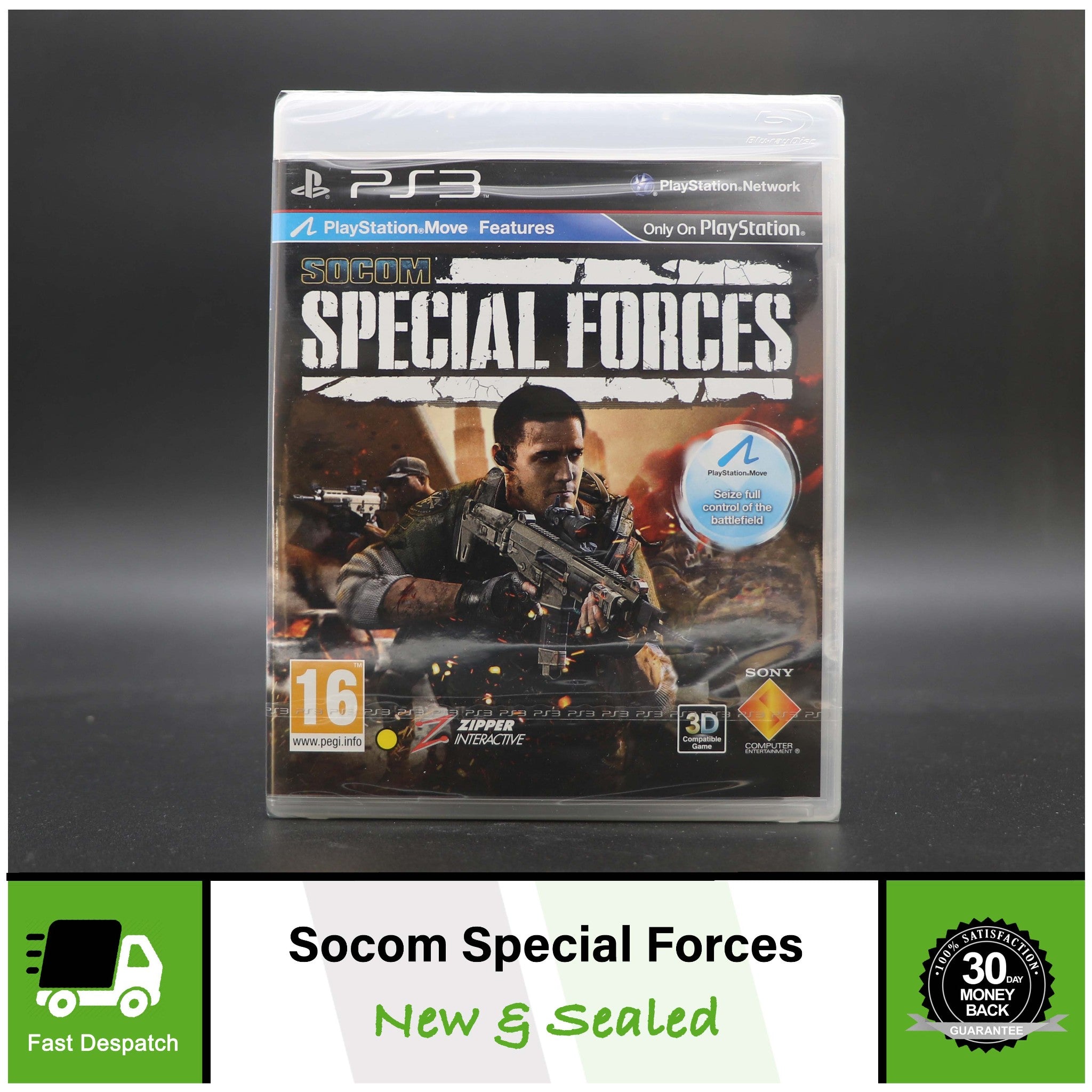 SOCOM Special Forces | Sony PS3 Playstation 3 Game | New & Sealed