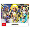 Amiibo 3 Figures Octoling Blue Inkling Yellow Smallfry Splatoon Nintendo | New