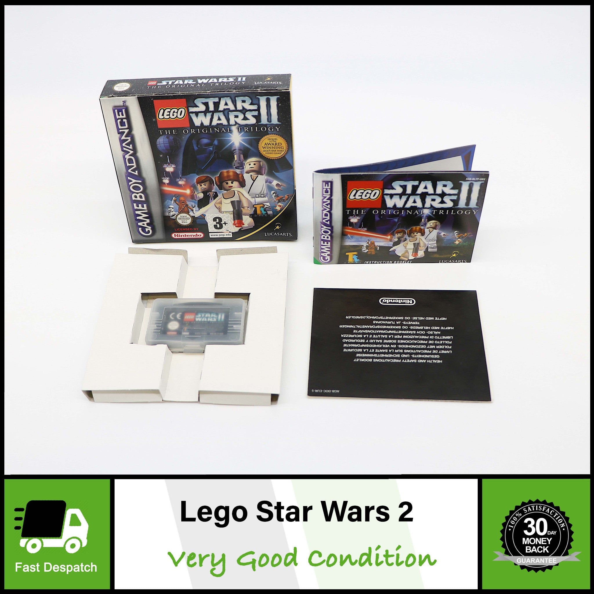 Lego Star Wars II (2) The Original Trilogy | Nintendo Game Boy Advance GBA Game