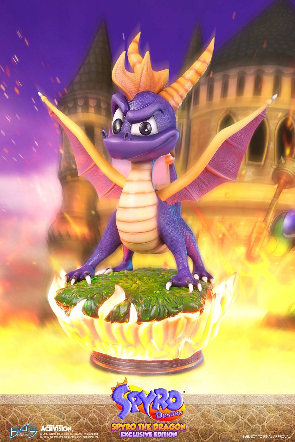 Spyro The Dragon Exclusive Day One Edition | First4Figures | Resin Statue Figure