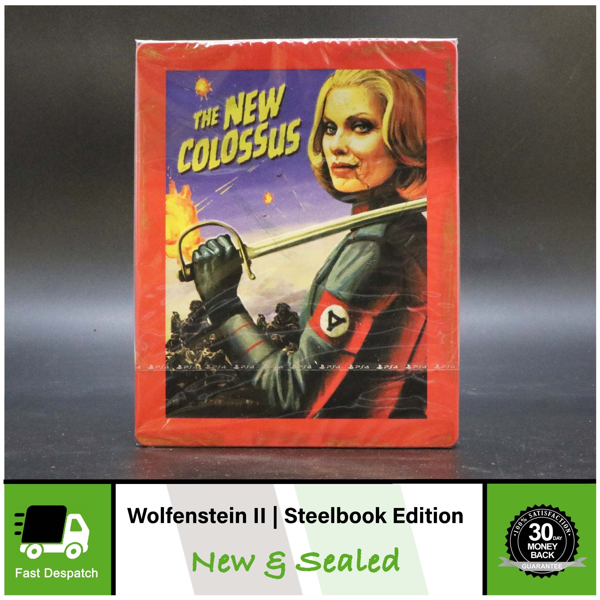 Wolfenstein II The New Colossus Collectors Steelbook Edition | PS4 Game | GERMAN