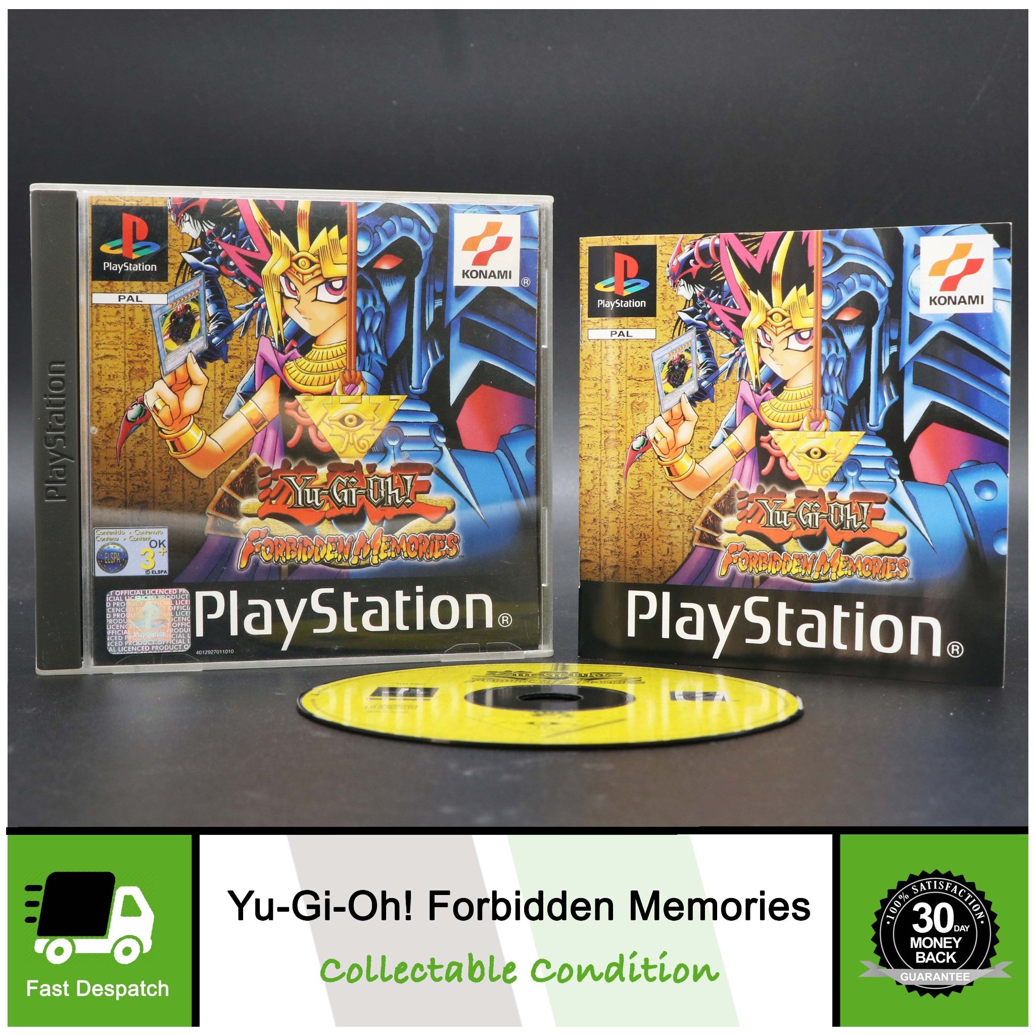 YU-GI-OH! Forbidden Memories - Sony PSONE PS1 Game - Collectable Condition!!