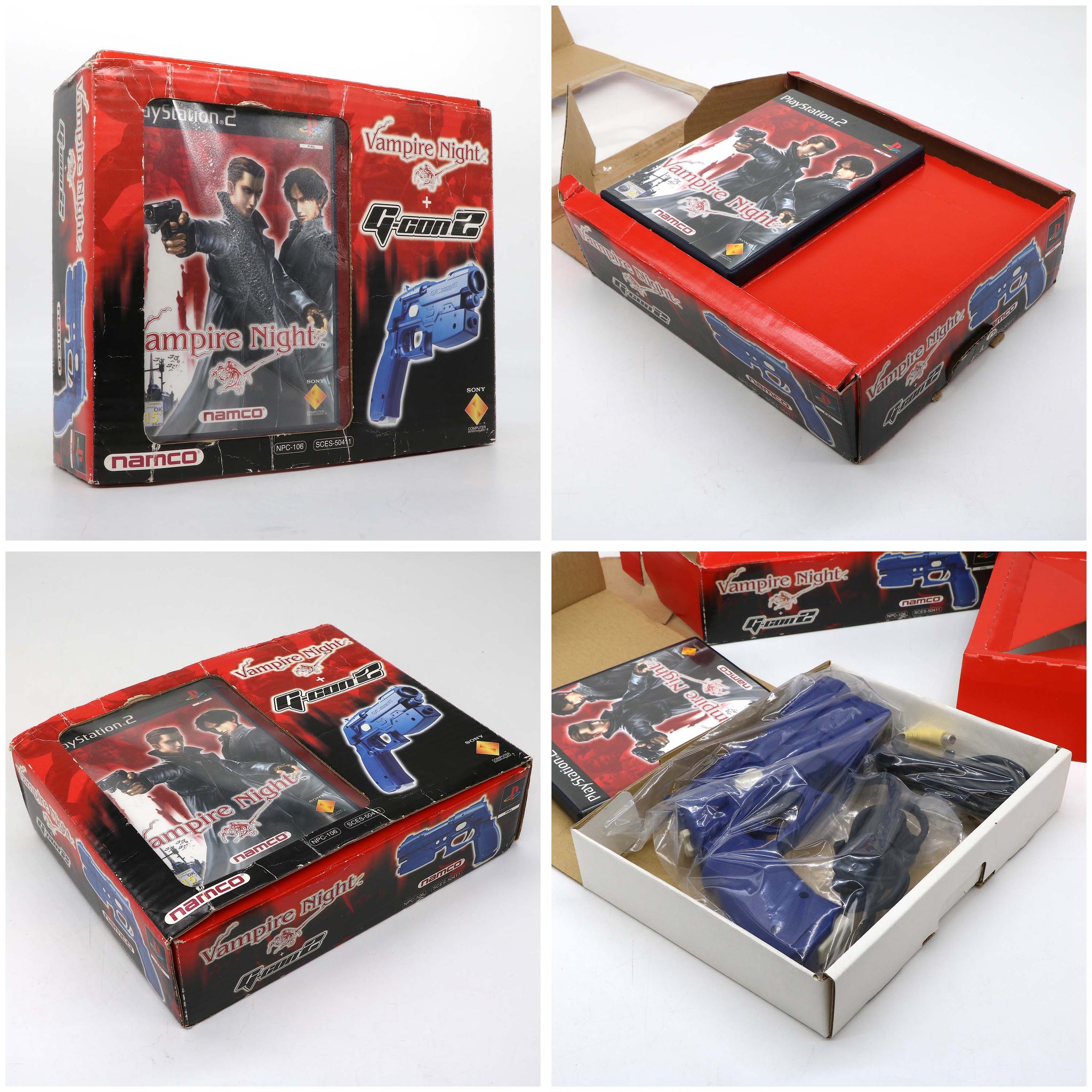 Vampire Night + GCon 2 Gun Bundle | Sony PS2 Game | (G-Con2)
