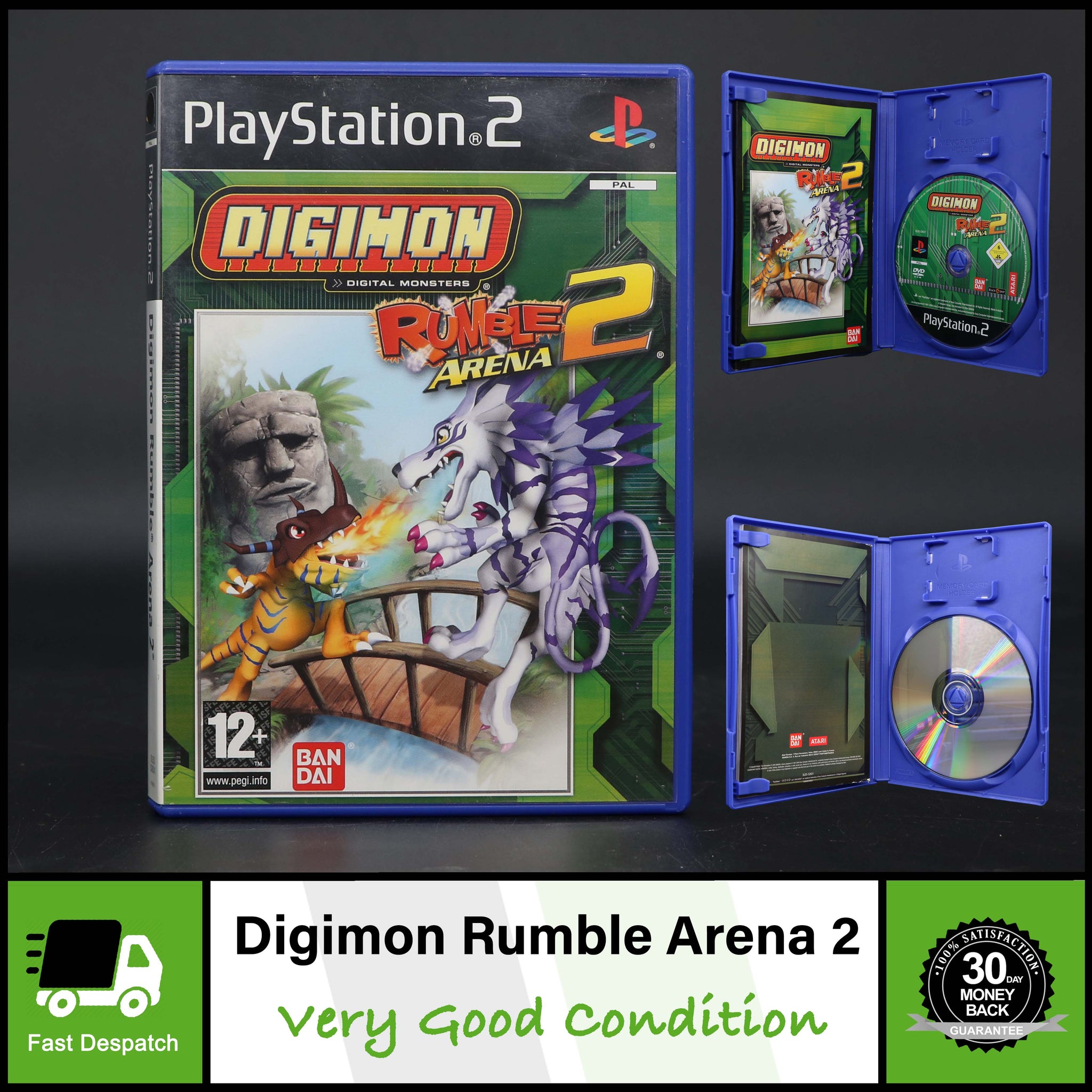 Digimon Rumble Arena 2 | Sony PS2 Game | Very Good Condition