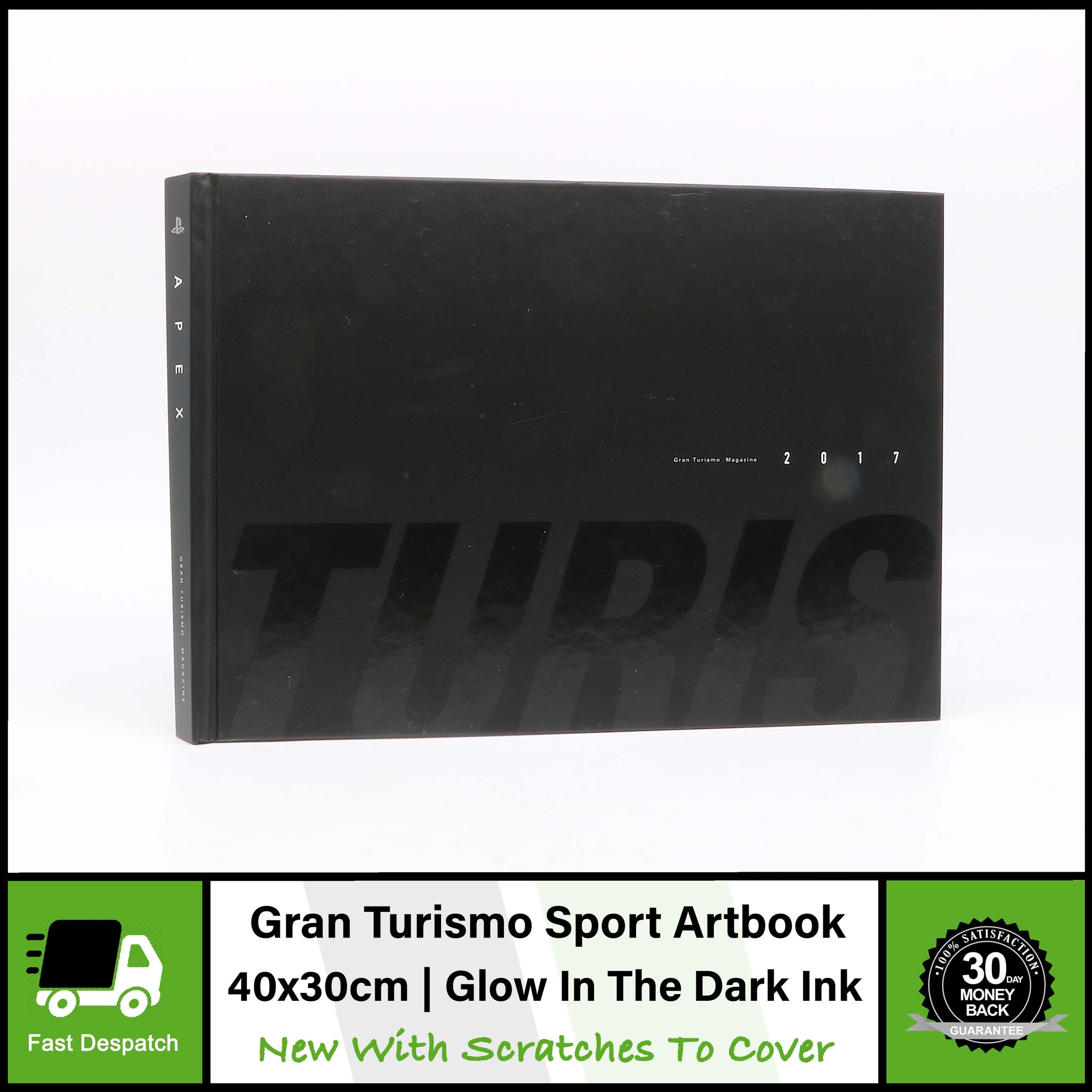 APEX Magazine Artbook | Gran Turismo GT Sport PS4 Game Collectors Edition | New