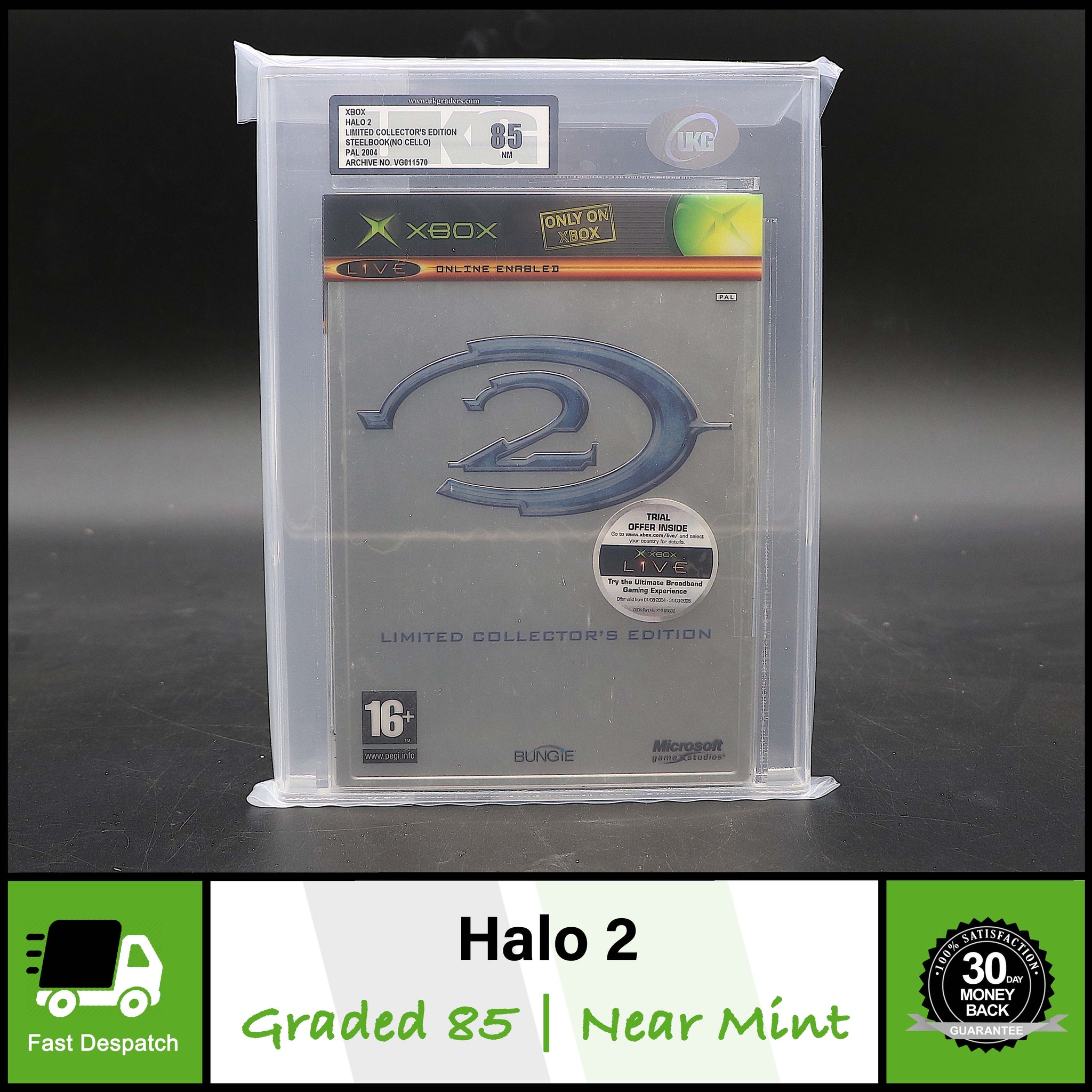 Halo 2 | Limited Collector's Edition Steelbook | Microsoft Xbox Game | UKG 85 NM