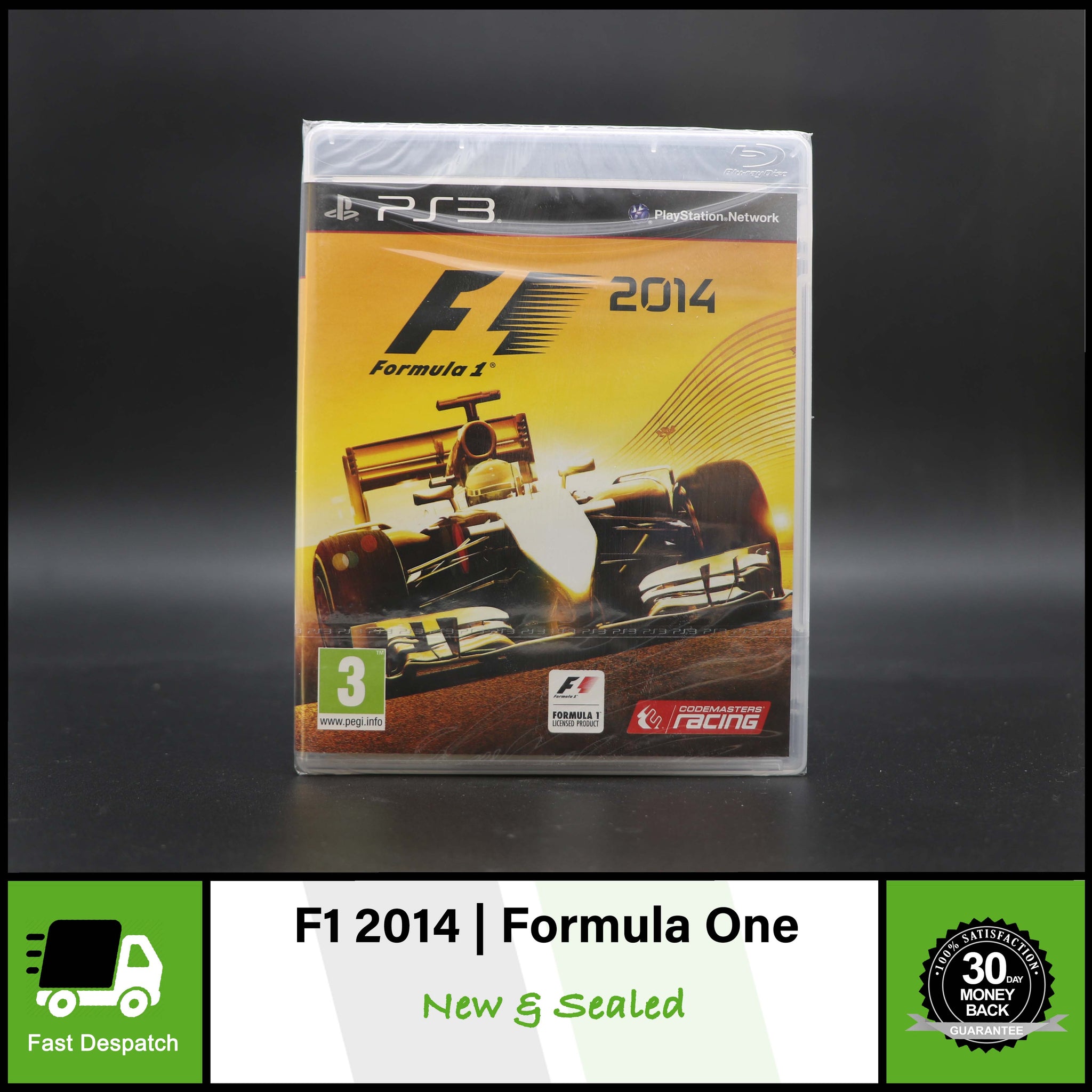 F1 2014 (14) Formula 1 One | Sony PS3 Racing Game | New & Sealed | PAL