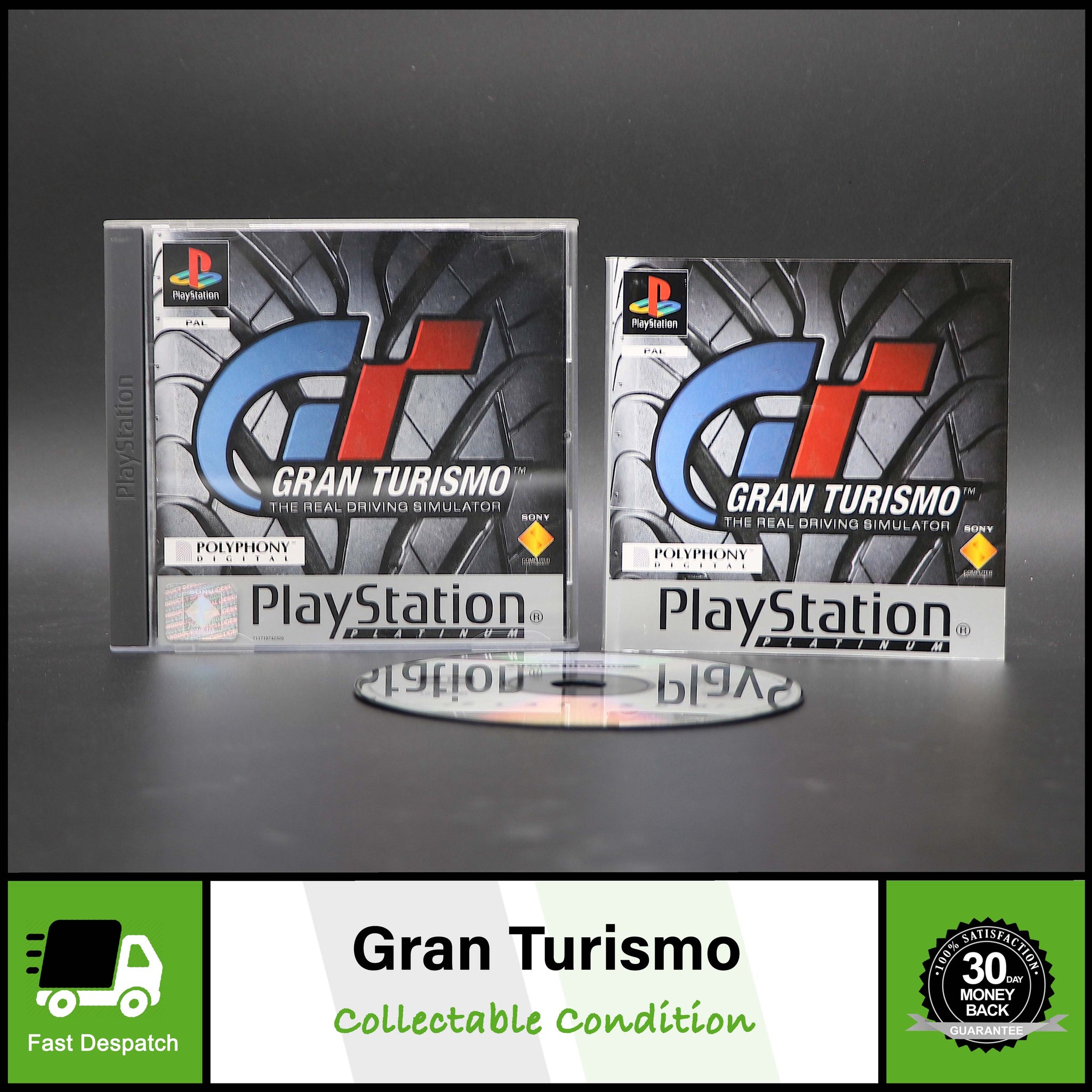Gran Turismo | Platinum Sony Playstation PSONE PS1 Game | Collectable Condition!