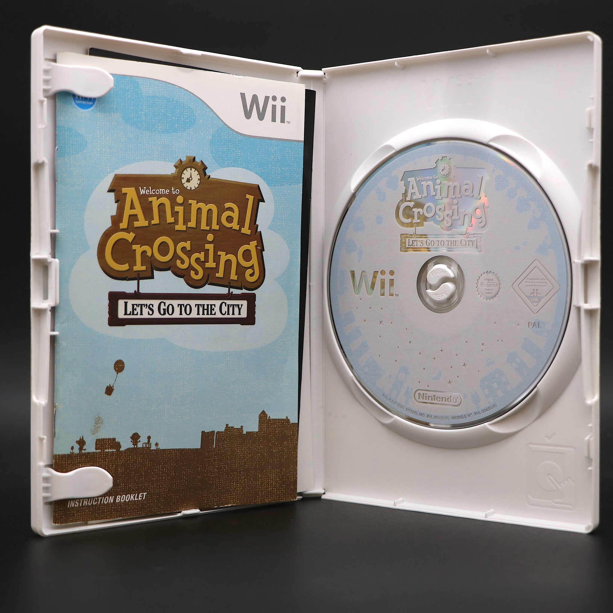 Animal Crossing | Lets Go To The City Nintendo Wii Game | Collectable Condition