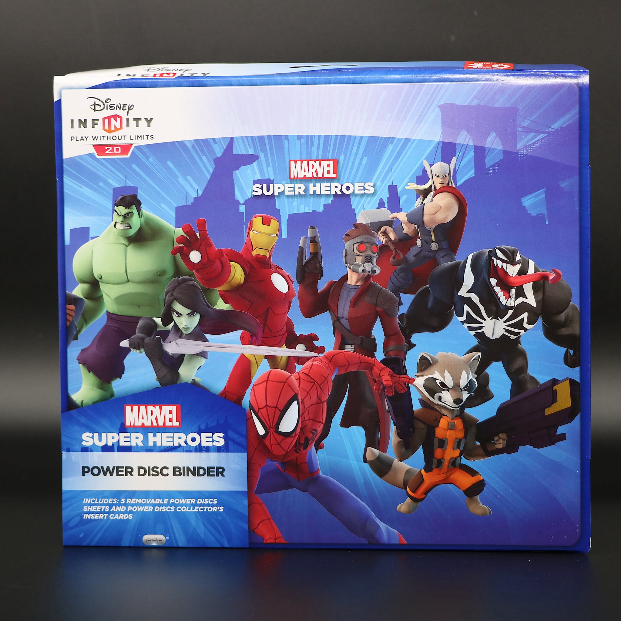 Disney Infinity Binder Folder Power Up Discs Pods Holder Marvel Super Heroes 2.0