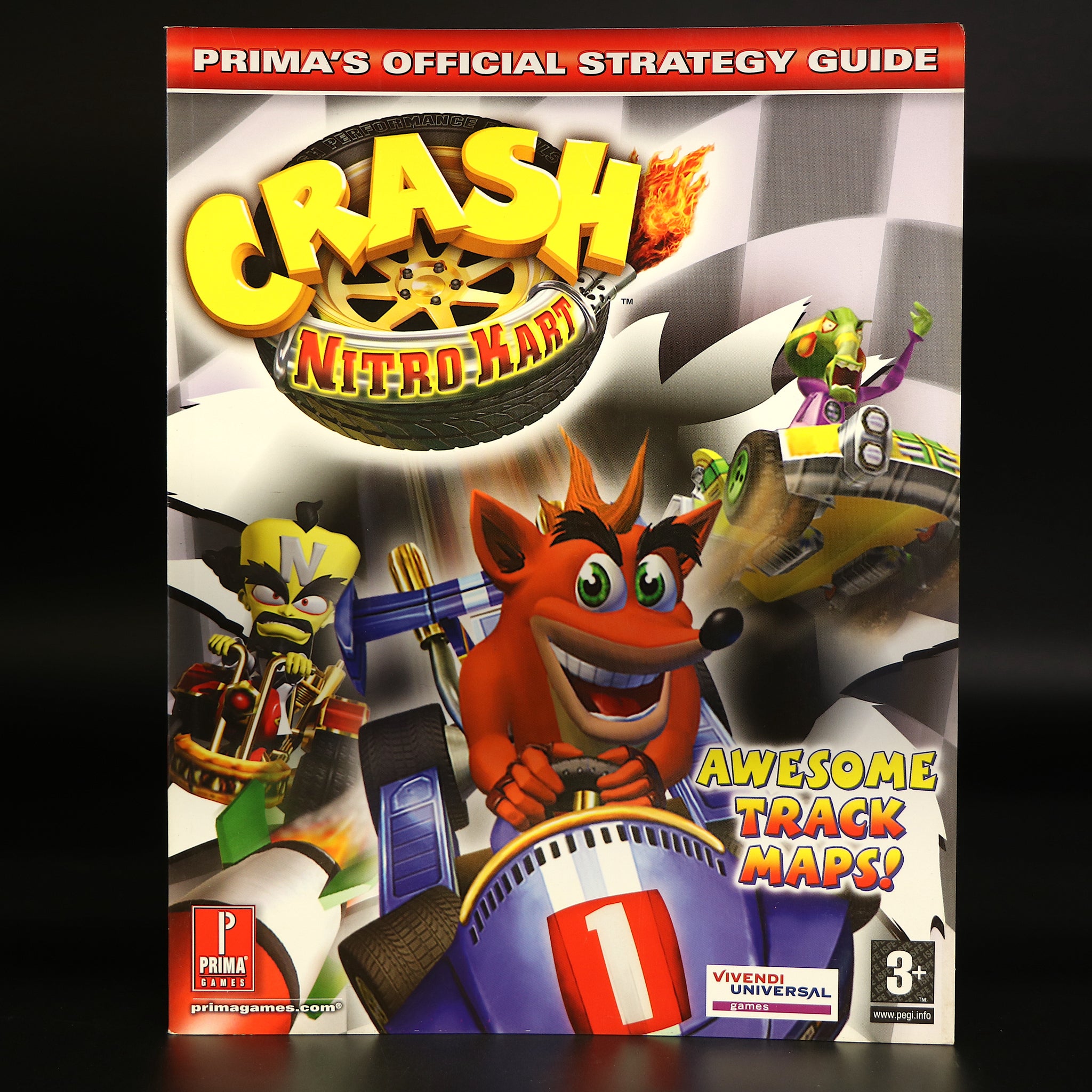 Prima's Official Strategy Guide For Crash Bandicoot Nitro Kart For PS2 Xbox Game