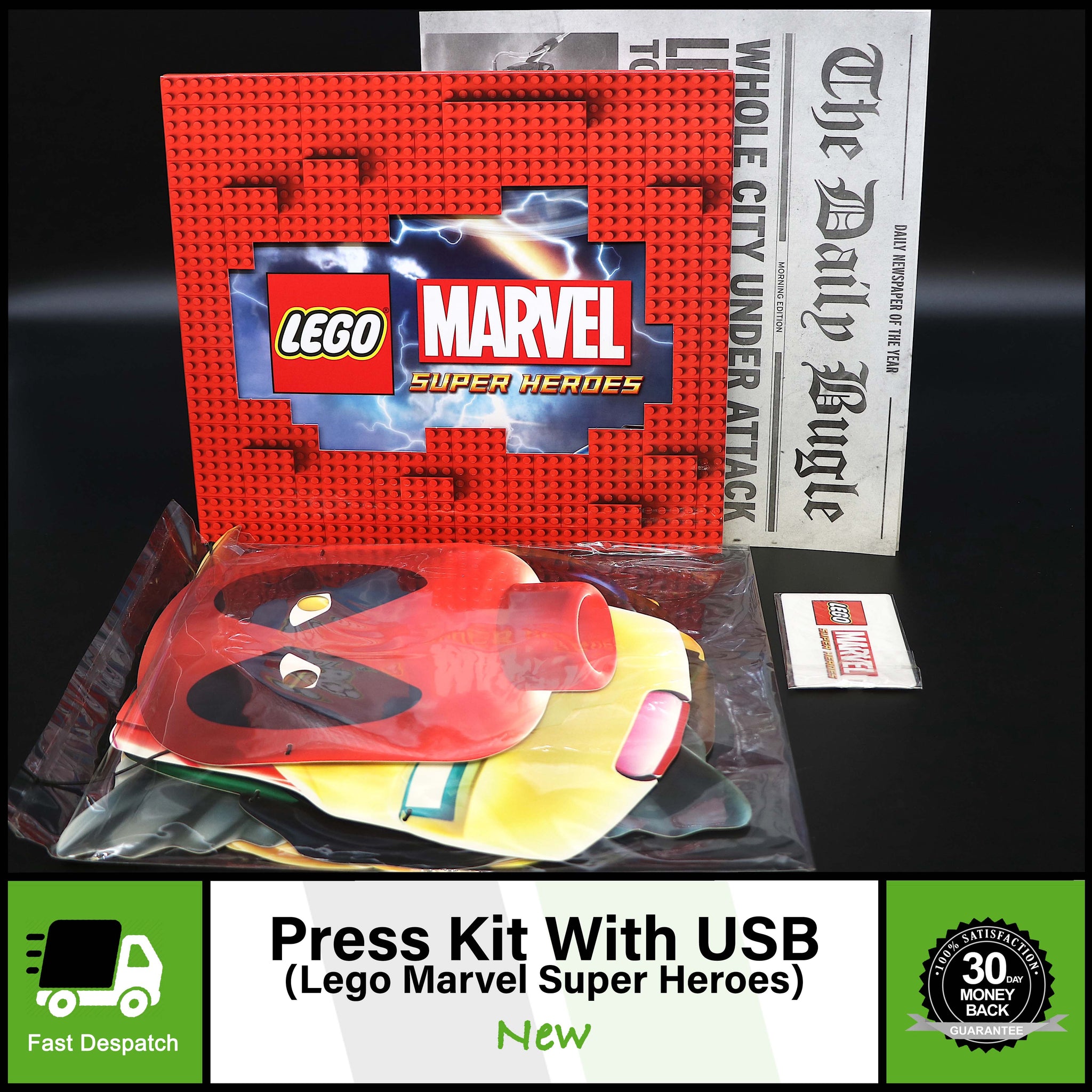Lego Marvel Super Heroes | Sony PS3/PS4 Game | Rare Promo Press Kit