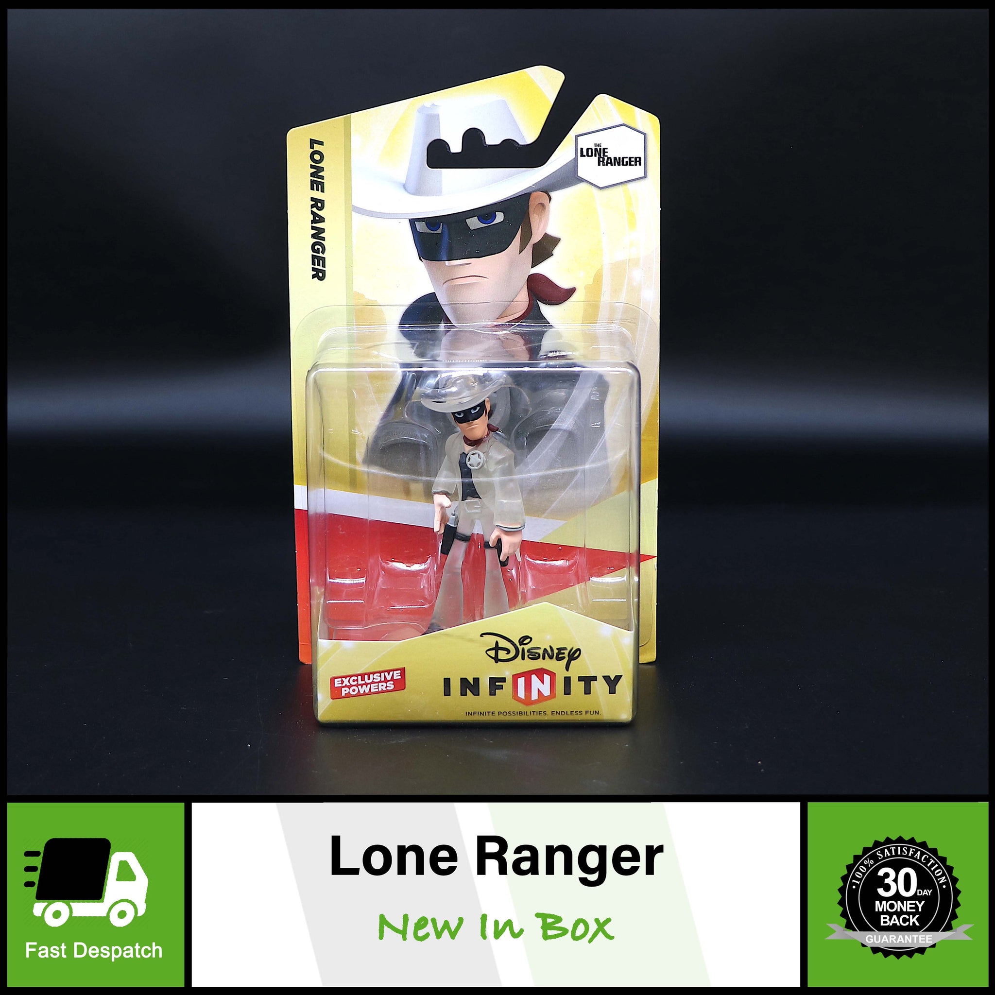 Lone Ranger Crystal Clear | Disney Infinity Figure Character 1.0 | New & Sealed