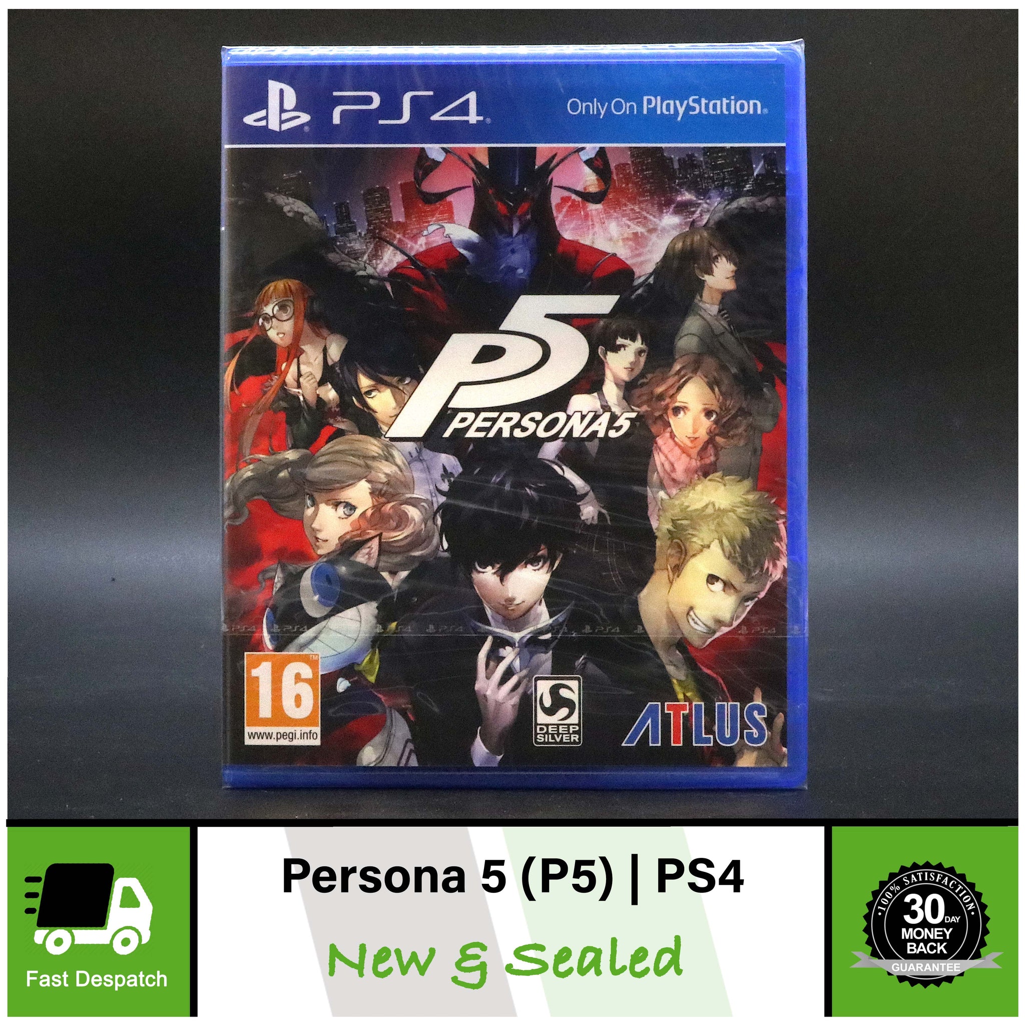 Persona 5 | P5 | Sony PS4 PlayStation 4 Game | New & Factory Sealed Tear Strip