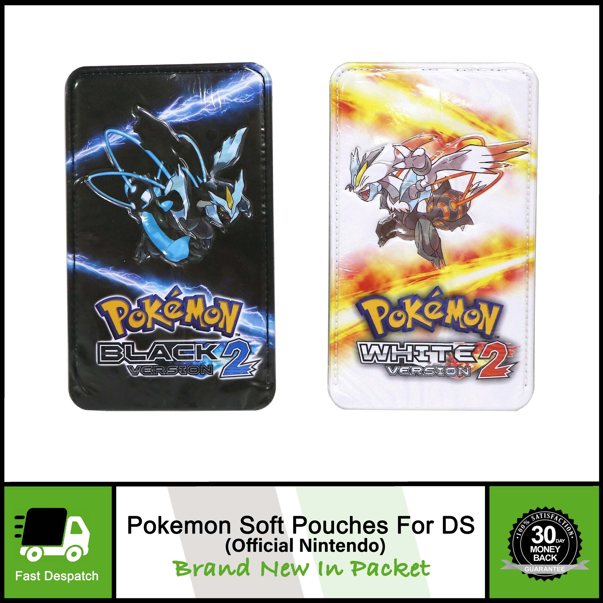 Official Nintendo Pokemon Soft Protective Storage Pouch Case Cover Bag | DS