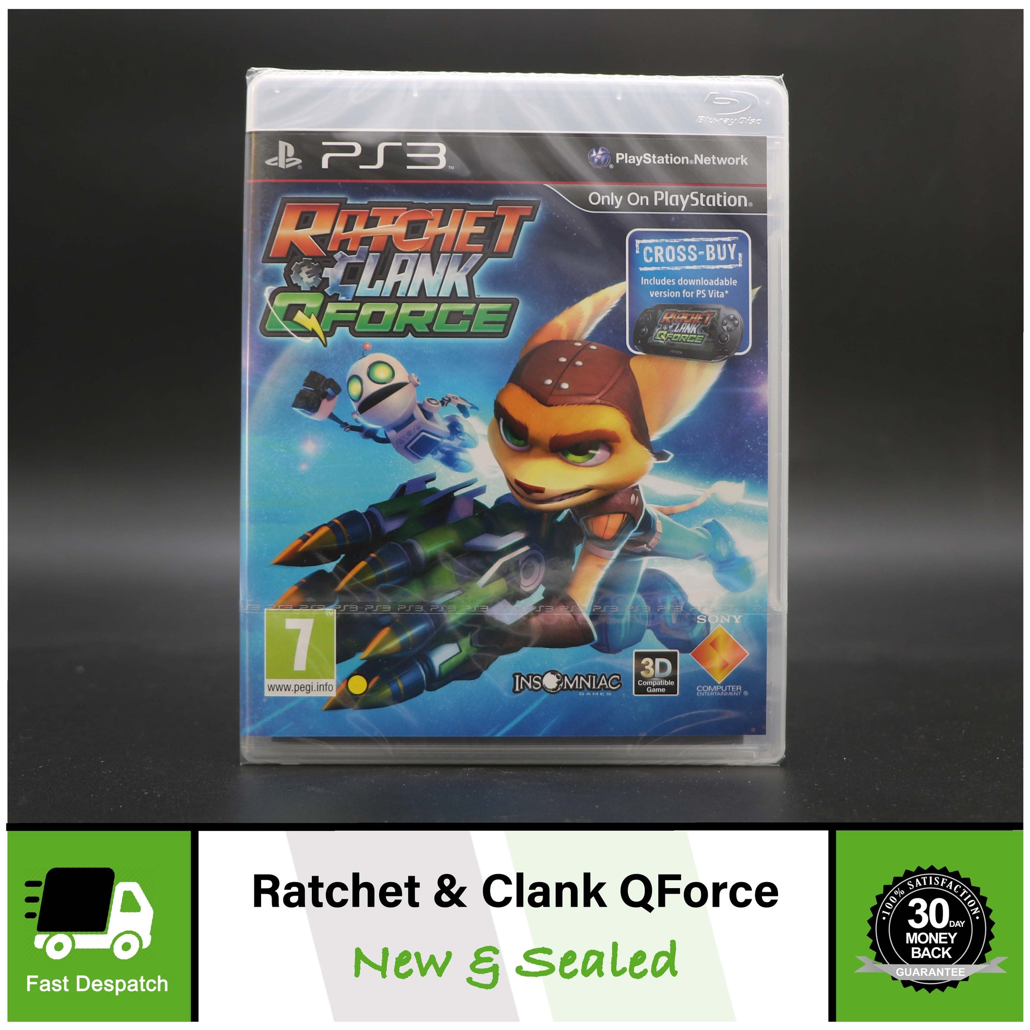 Ratchet & Clank | Q-Force | Playstation 3 PS3 Game | New & Sealed