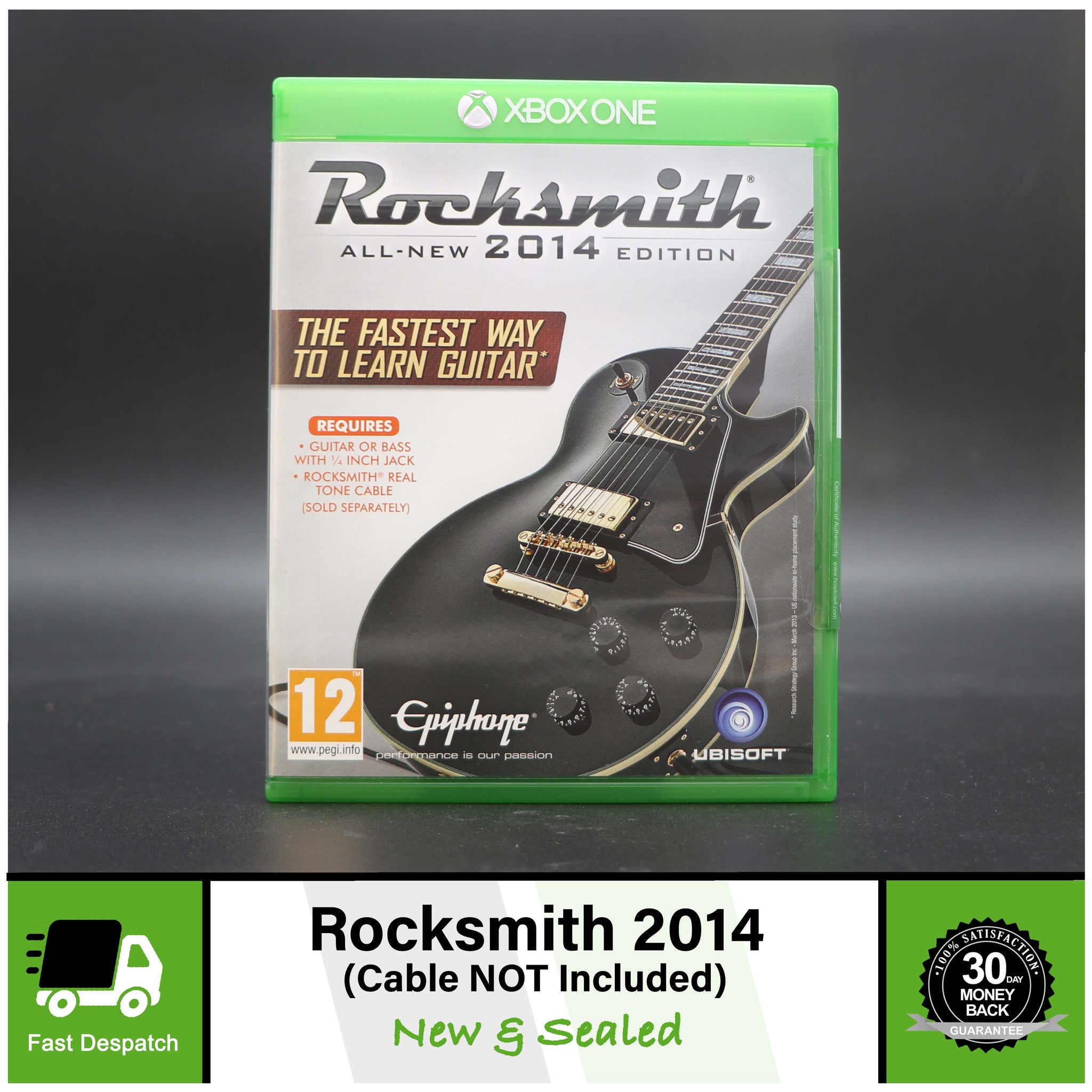 Rocksmith - Microsoft Xbox ONE Game - All New 2014 Edition - Cable Not Included!