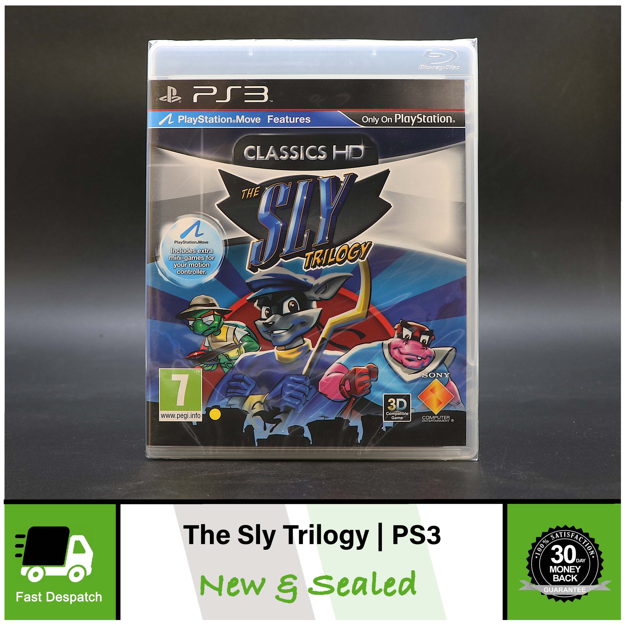 The Sly Trilogy (Cooper) Classics HD | Sony PlayStation 3 PS3 Game | New