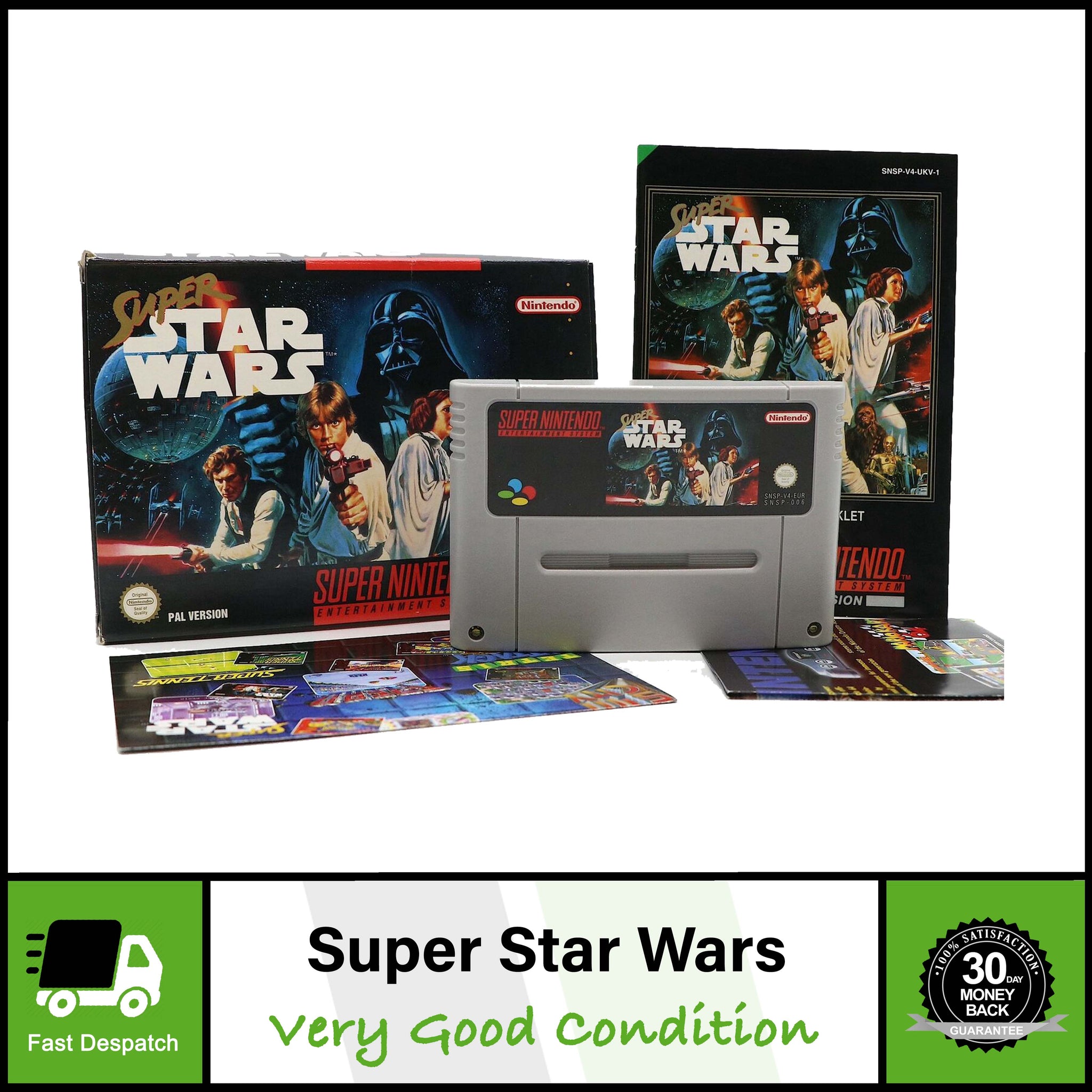 Super Star Wars | Super Nintendo Entertainment System SNES Game | CIB